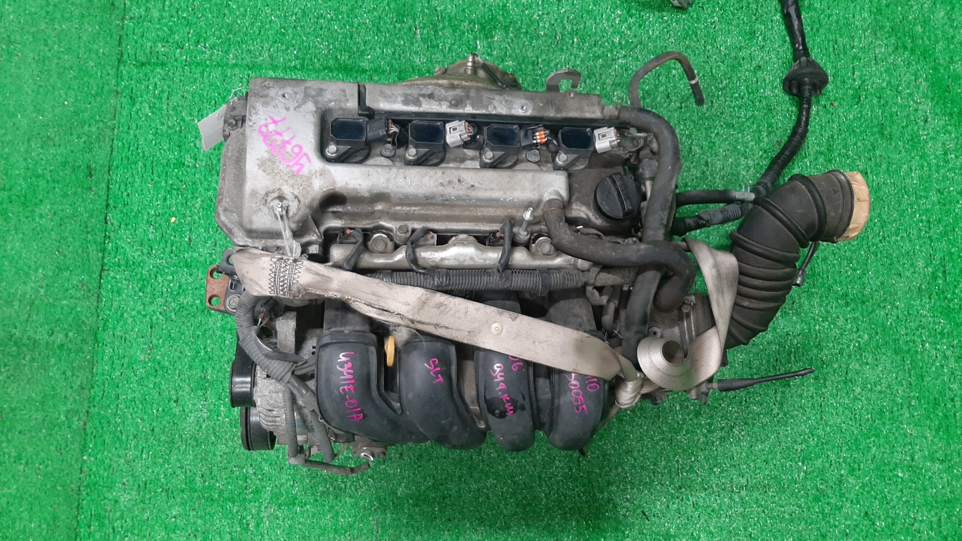 Двигатель TOYOTA CALDINA, CELICA, COROLLA, PREMIO, COROLLA SPACIO, ISIS, WISH, ALLION, COROLLA FIELDER, ALLEX, COROLLA RUNX, WILL VS, FIELDER ZGE20W, ZZT240, ZZT241W, ZZT230, ZZE122, ZNM10, ZNM10W, ZNM10G, ZNE10, ZNE10G, ZZE127 1ZZ-FE MEX 1 ракурс