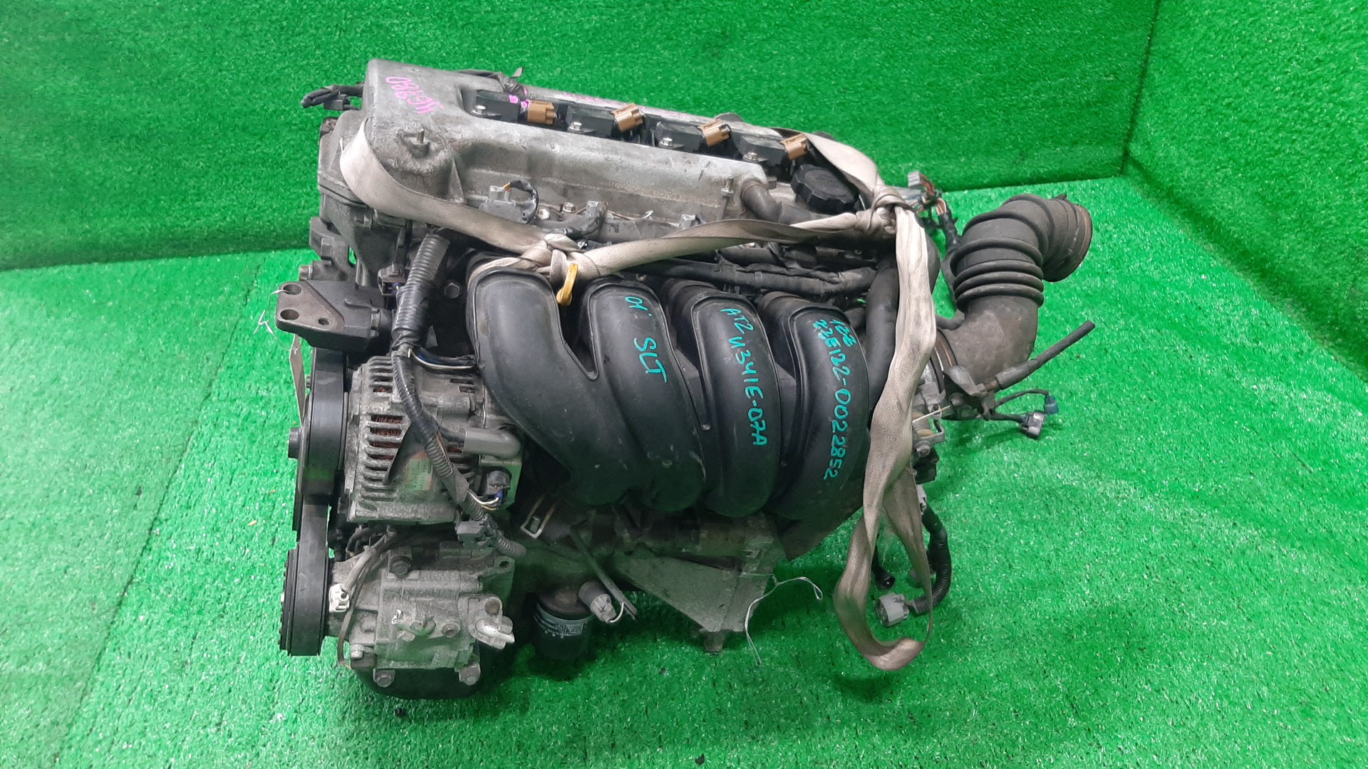 Двигатель TOYOTA CALDINA, CELICA, COROLLA, PREMIO, COROLLA SPACIO, ISIS, WISH, ALLION, COROLLA FIELDER, ALLEX, COROLLA RUNX, WILL VS, FIELDER ZGE20W, ZZT240, ZZT241W, ZZT230, ZZE122, ZNM10, ZNM10W, ZNM10G, ZNE10, ZNE10G, ZZE127 1ZZ-FE MEX 4 ракурс