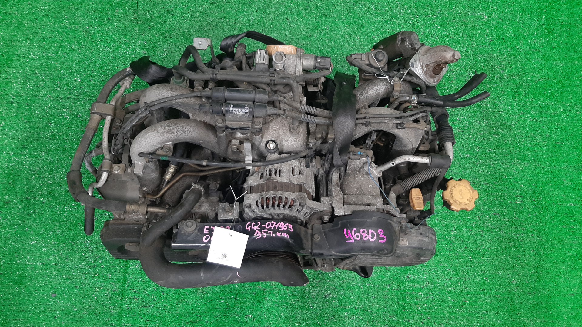 Двигатель SUBARU IMPREZA GG2, GG3, GD3, GD2 EJ152 EJ152DP8AE 1 ракурс