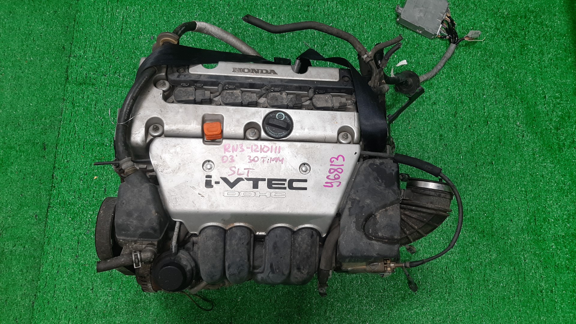 Двигатель HONDA STEPWGN, STREAM, EDIX RF3, RF4, RF5, RF6, RN3, RN4, BE3, BE4 K20A 1210216 1 ракурс