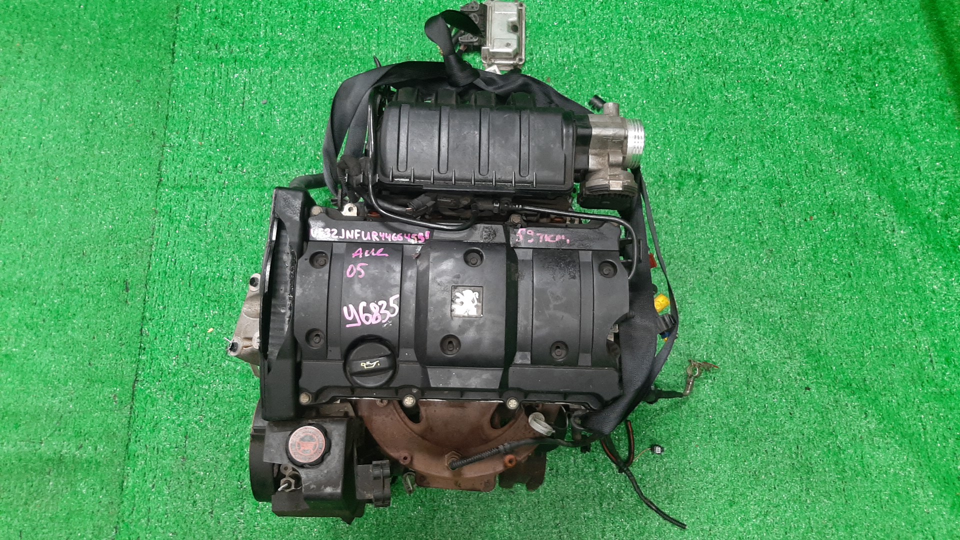 Двигатель PEUGEOT PARTNER, 1007, 306, 307, 206 5F, KM, 7C, 7B, 7E, 3A, 3C, 3H, 2A, 2E, 2C, 2B, 2D TU5JP, NFU NFU 1 ракурс
