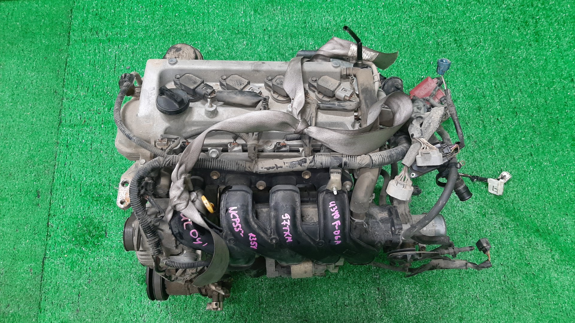 Двигатель TOYOTA FUNCARGO, IST, PLATZ, RAUM, VITZ, PROBOX, BB, PORTE, SIENTA, SUCCEED, WILL CYPHA NCP25, NCP65, NCP16, NCZ25, NCP15, NCP55V, NCP59G, NCP35, NNP15, NCP85G, NCP75 1NZ-FE B255429 1 ракурс