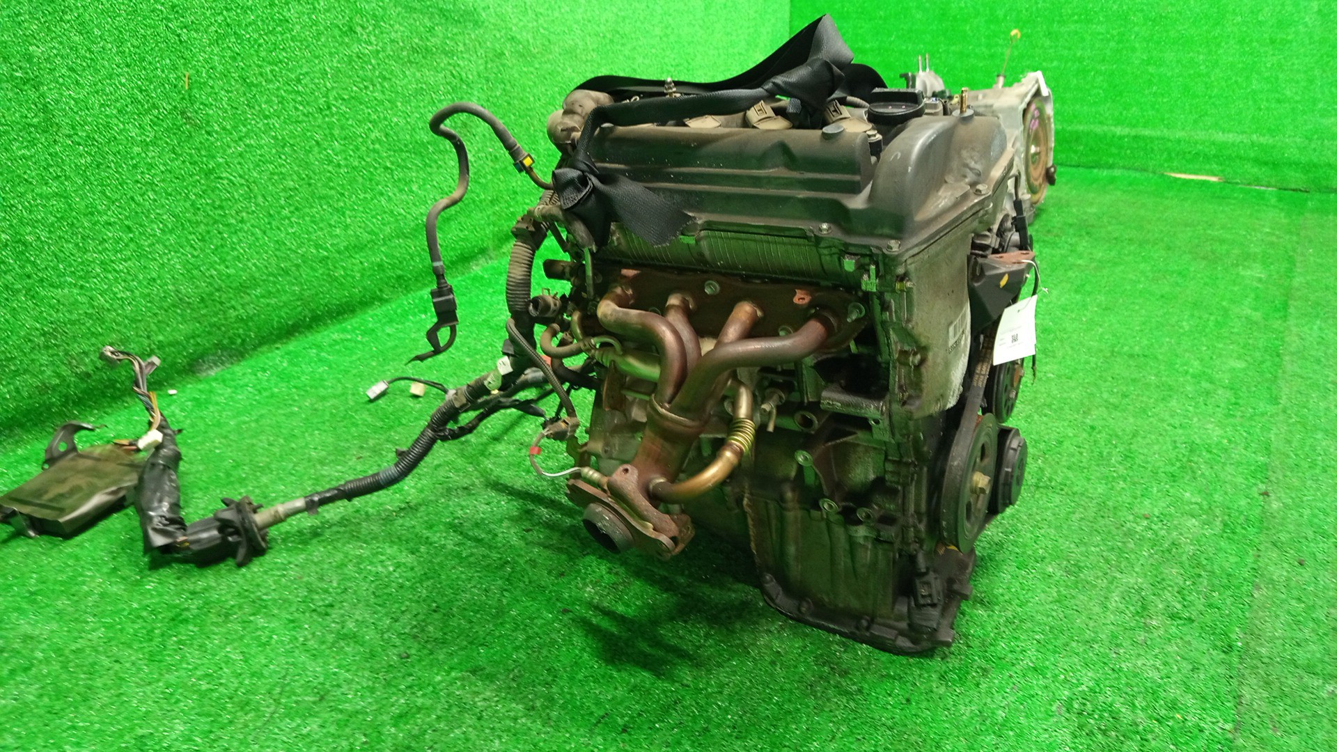 Двигатель TOYOTA COROLLA, COROLLA SPACIO, COROLLA FIELDER, ALLEX, COROLLA RUNX, WILL VS NZE121, NZE121N, NZE121G, NZE127 1NZ-FE ELECTRO 3 ракурс