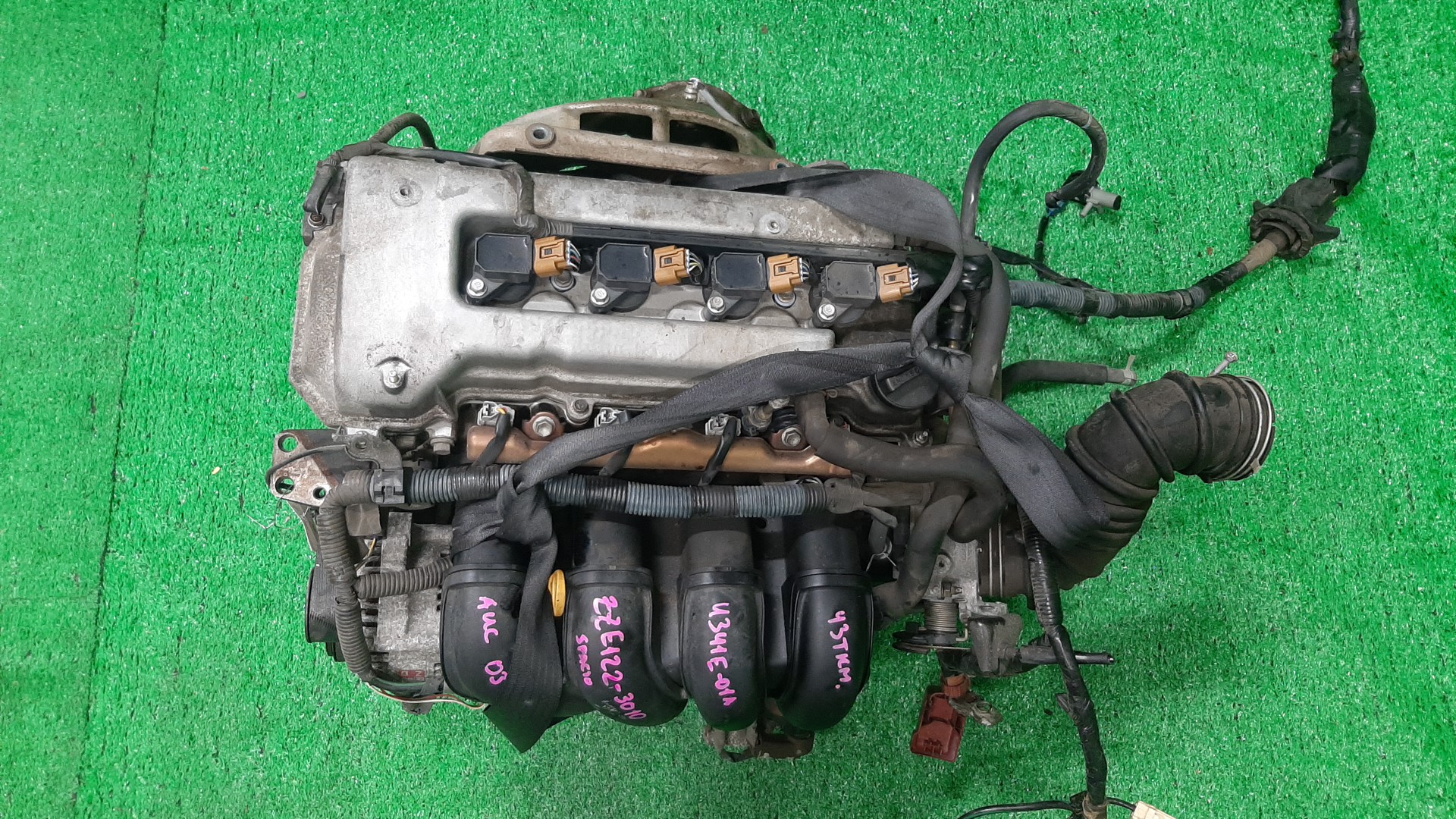 Двигатель TOYOTA COROLLA SPACIO ZZE122N 1ZZ-FE MEX 1 ракурс