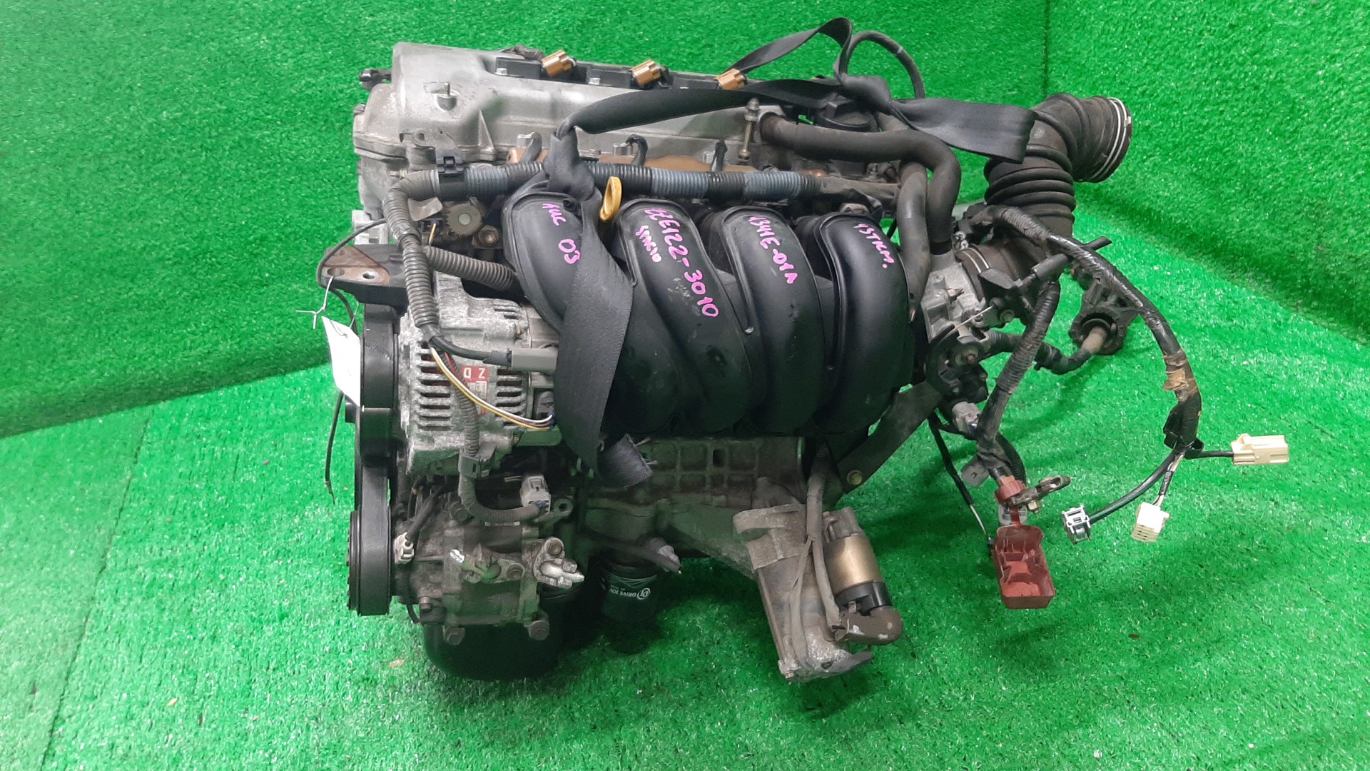 Двигатель TOYOTA COROLLA SPACIO ZZE122N 1ZZ-FE MEX 4 ракурс