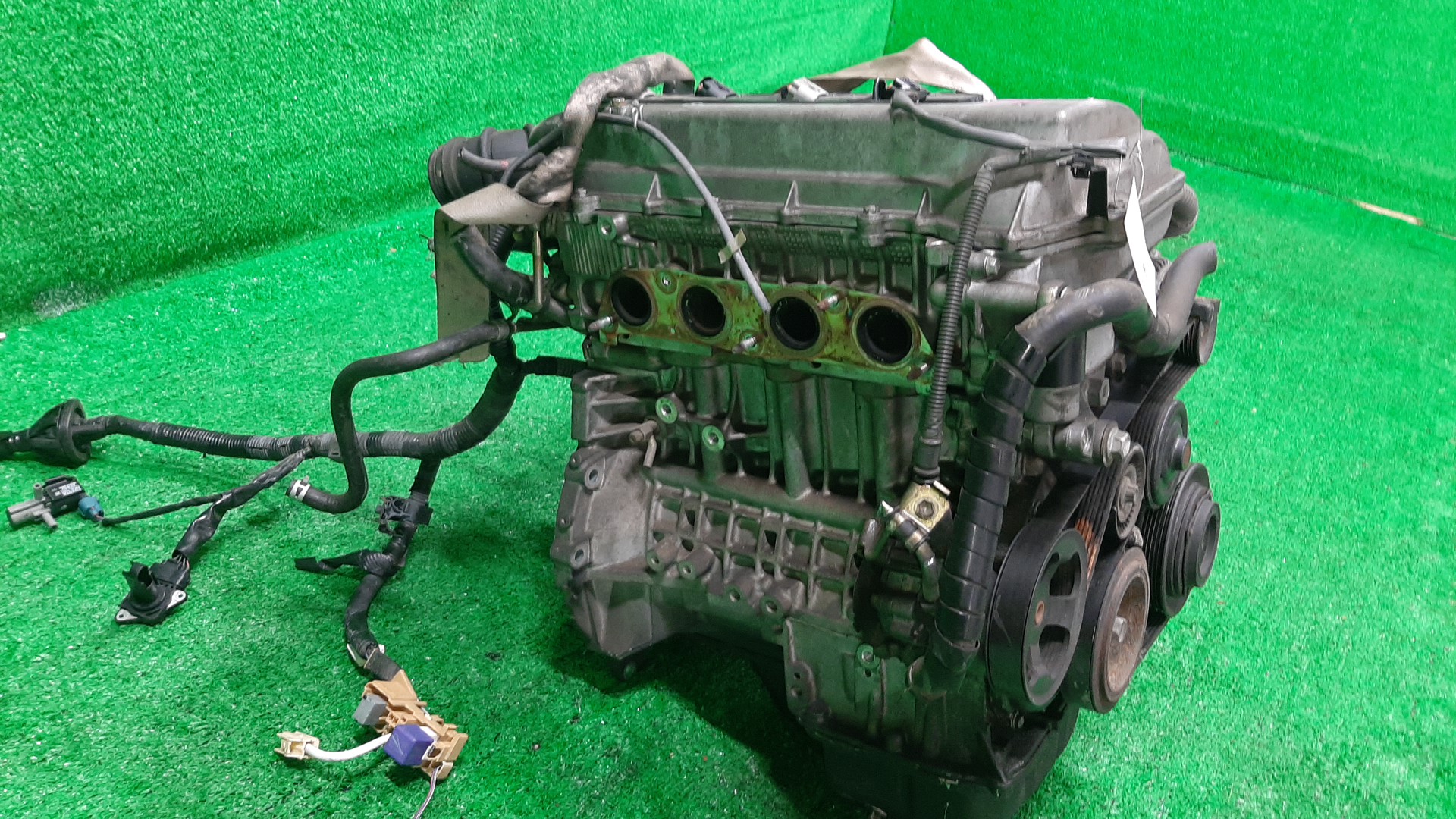 Двигатель TOYOTA COROLLA, PREMIO, COROLLA SPACIO, WISH, ALLION, COROLLA FIELDER, ALLEX, COROLLA RUNX, VOLTZ, WILL VS ZZE124, ZZT245, ZZE124N, ZNE14G, ZZE124G, ZZE138, ZZE129 1ZZ-FE MEX 3 ракурс