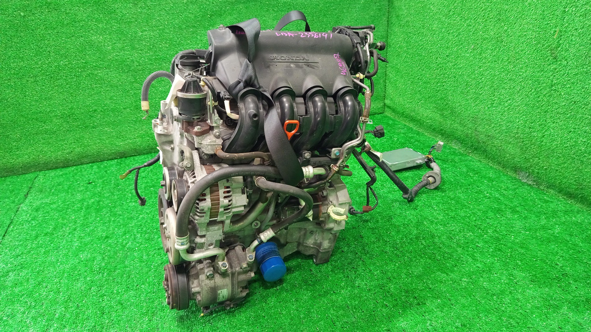 Двигатель HONDA FIT ARIA, FIT GD6, GD7, GD2, GD1 L13A I-DSI 4 ракурс