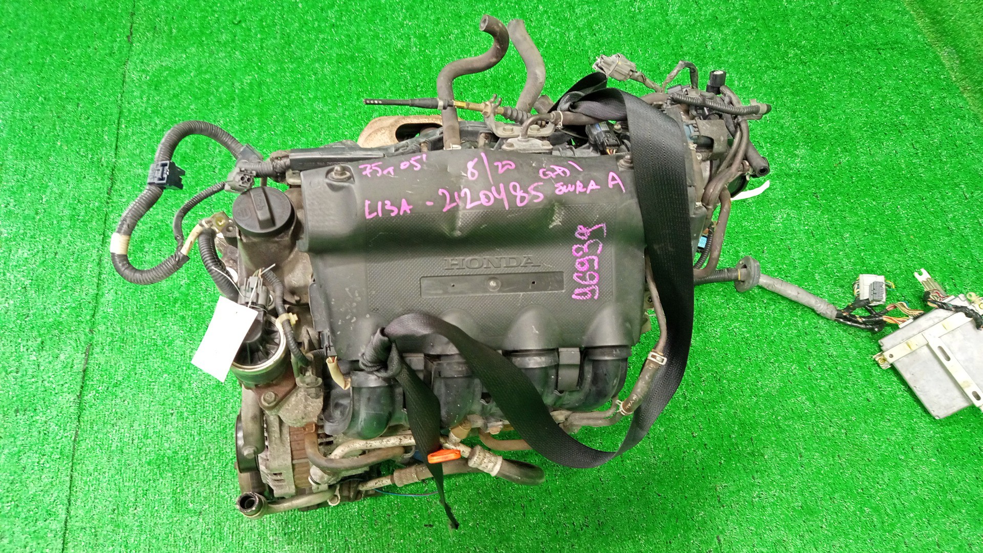 Двигатель HONDA FIT ARIA, FIT GD6, GD7, GD2, GD1 L13A I-DSI 1 ракурс