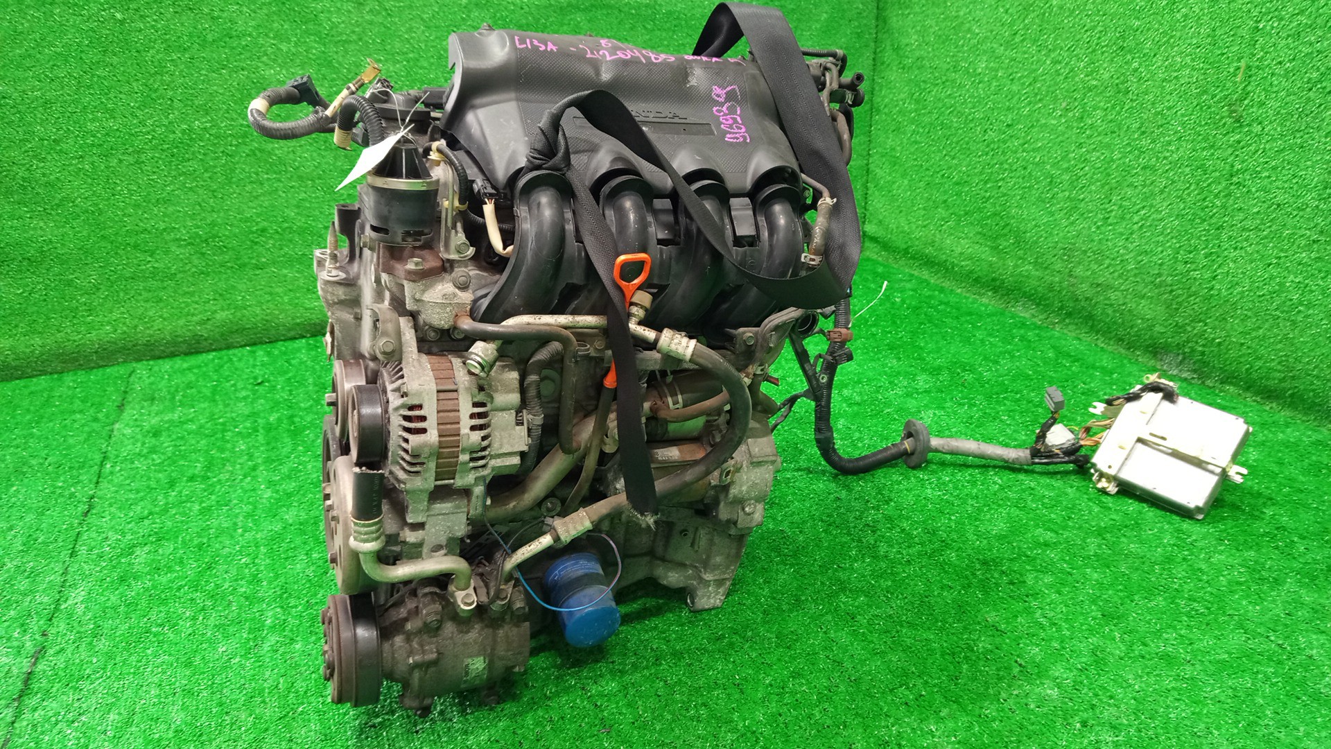 Двигатель HONDA FIT ARIA, FIT GD6, GD7, GD2, GD1 L13A I-DSI 4 ракурс
