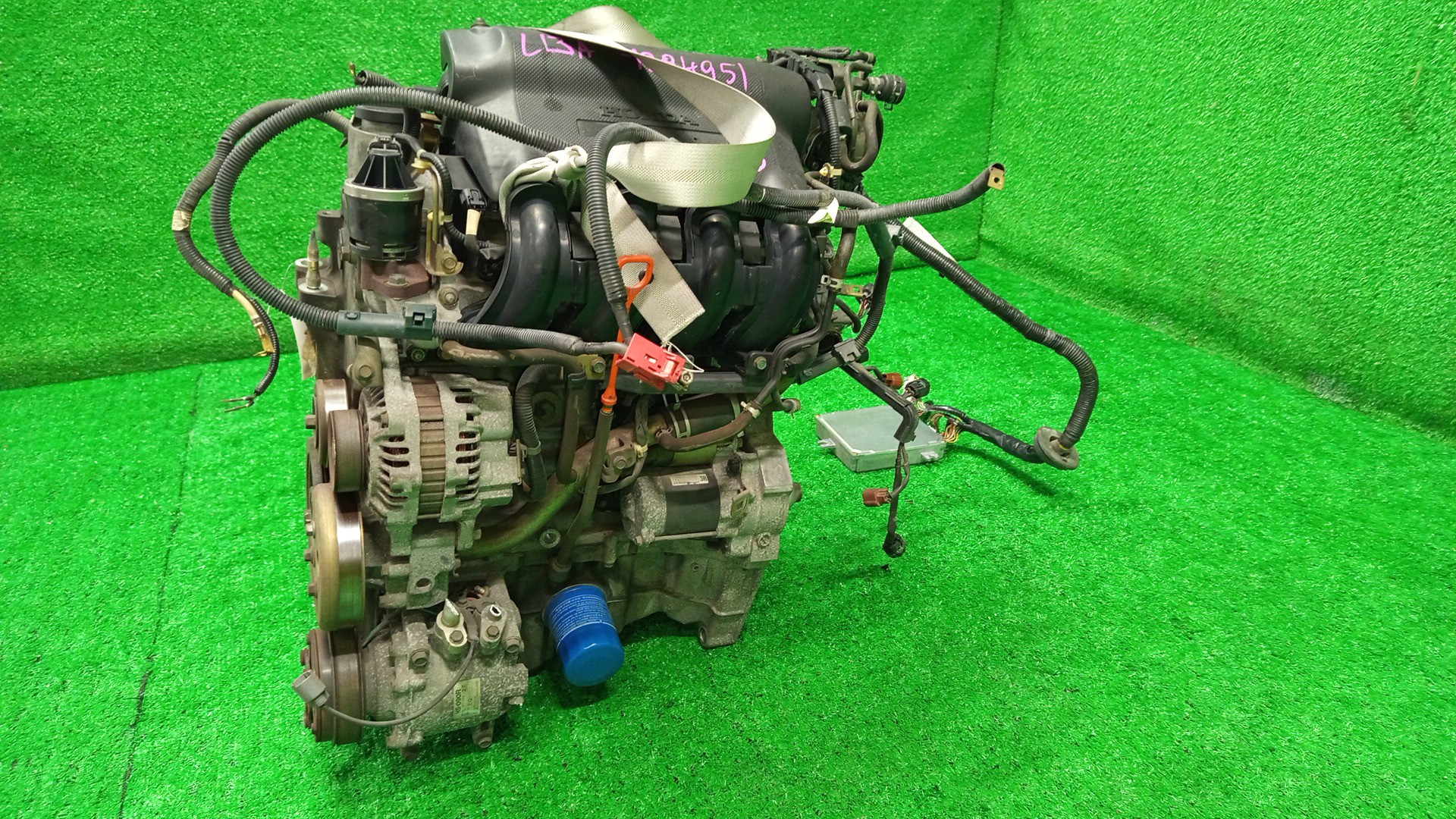 Двигатель HONDA FIT ARIA, FIT GD6, GD7, GD2, GD1 L13A I-DSI 4 ракурс