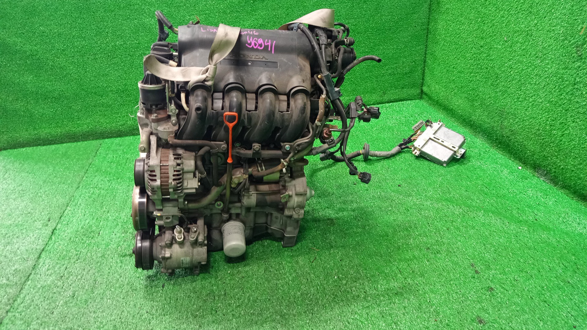 Двигатель HONDA FIT ARIA, FIT GD6, GD7, GD2, GD1 L13A I-DSI 4 ракурс