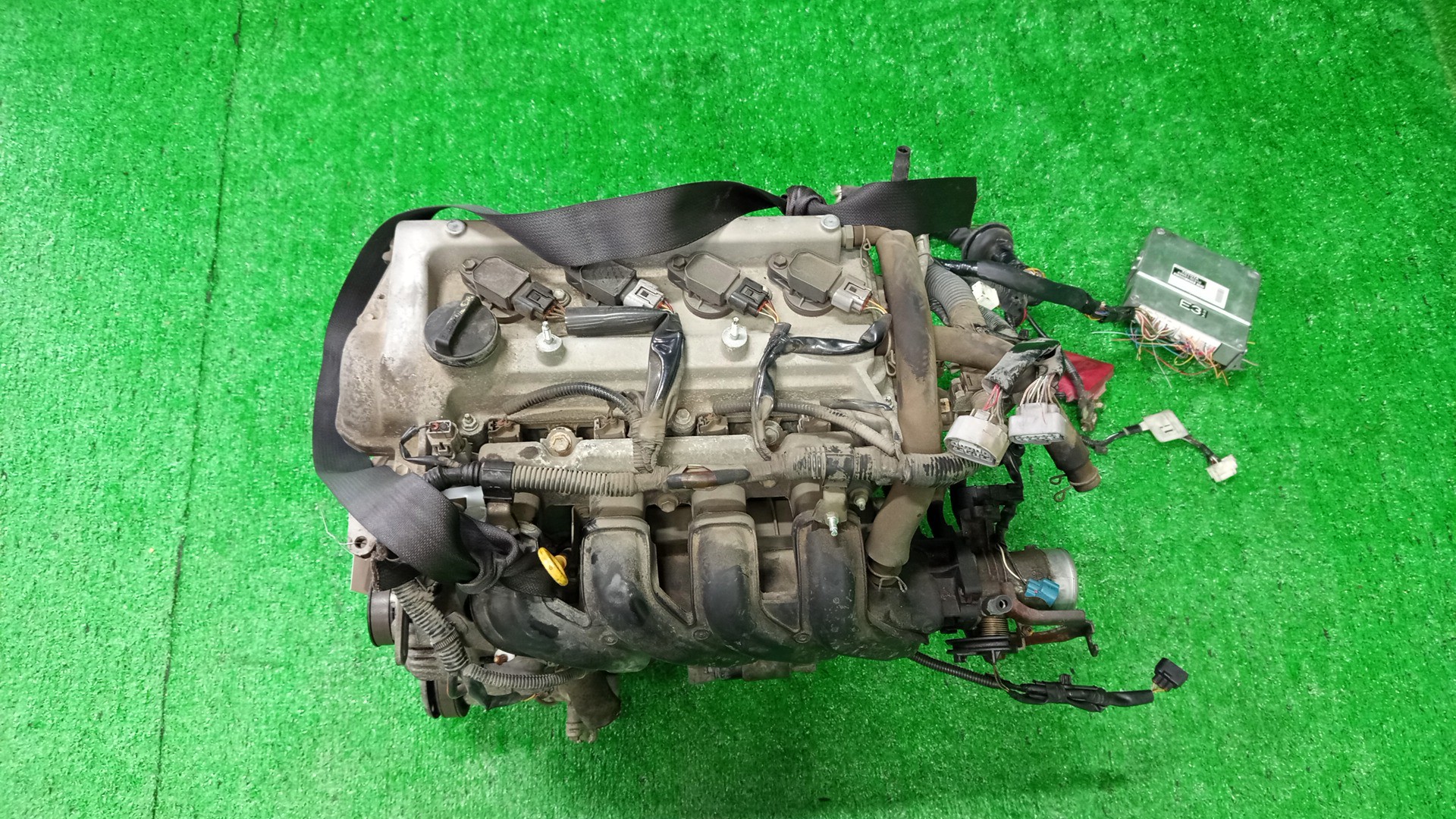 Двигатель TOYOTA FUNCARGO, IST, PLATZ, RAUM, VITZ, PROBOX, BB, PORTE, SIENTA, SUCCEED, WILL CYPHA NCP25, NCP65, NCP16, NCZ25, NCP15, NCP55V, NCP59G, NCP35, NNP15, NCP85G, NCP75 1NZ-FE B729612 1 ракурс