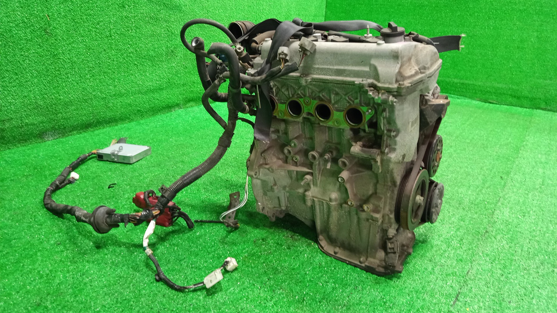 Двигатель TOYOTA FUNCARGO, IST, PLATZ, RAUM, VITZ, PROBOX, BB, PORTE, SIENTA, SUCCEED, WILL CYPHA NCP25, NCP65, NCP16, NCZ25, NCP15, NCP55V, NCP59G, NCP35, NNP15, NCP85G, NCP75 1NZ-FE B659730 3 ракурс