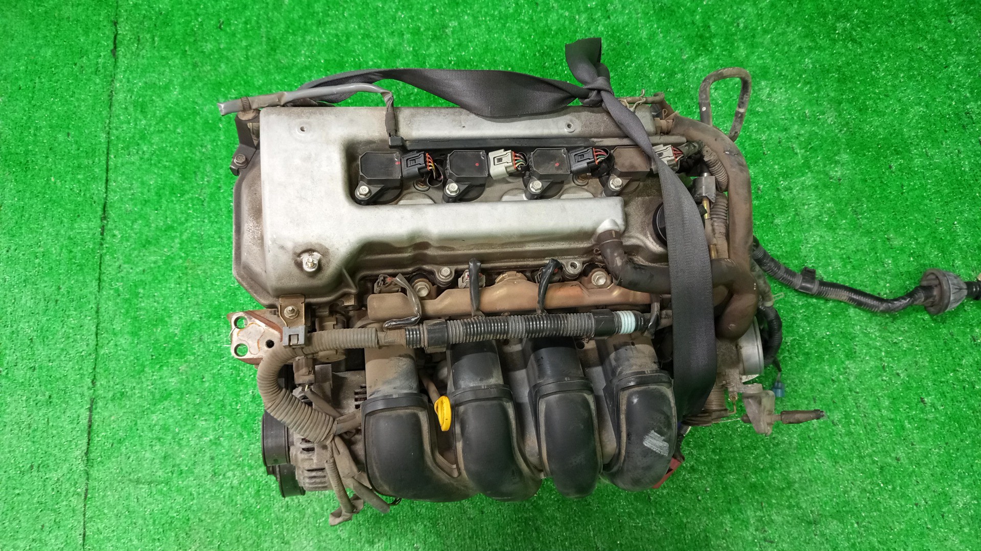 Двигатель TOYOTA COROLLA, PREMIO, COROLLA SPACIO, WISH, ALLION, COROLLA FIELDER, ALLEX, COROLLA RUNX, VOLTZ, WILL VS ZZE124, ZZT245, ZZE124N, ZNE14G, ZZE124G, ZZE138, ZZE129 1ZZ-FE MEX 1 ракурс