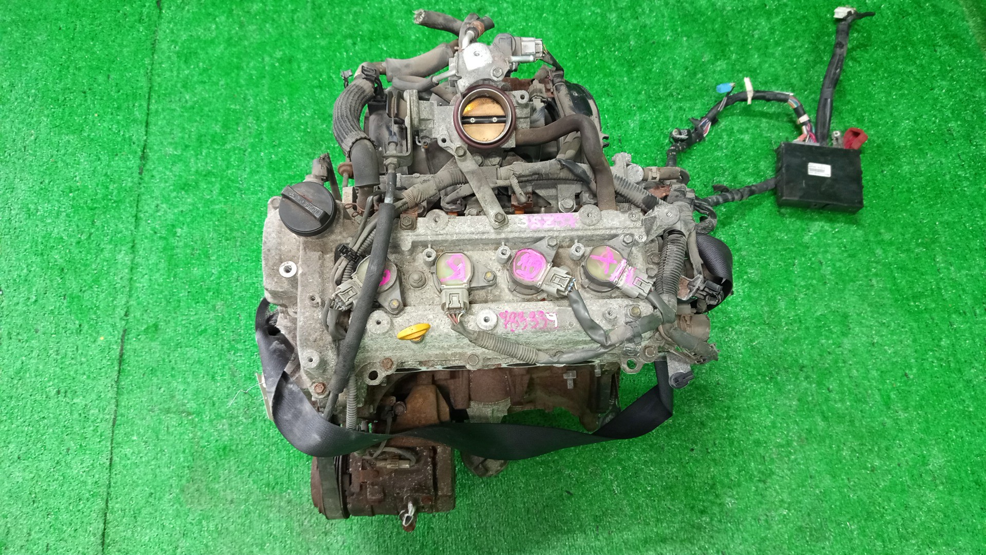 Двигатель TOYOTA BOON LUMINAS, PASSO SETTE M502G, M502E 3SZ-VE номер сгнил 1 ракурс