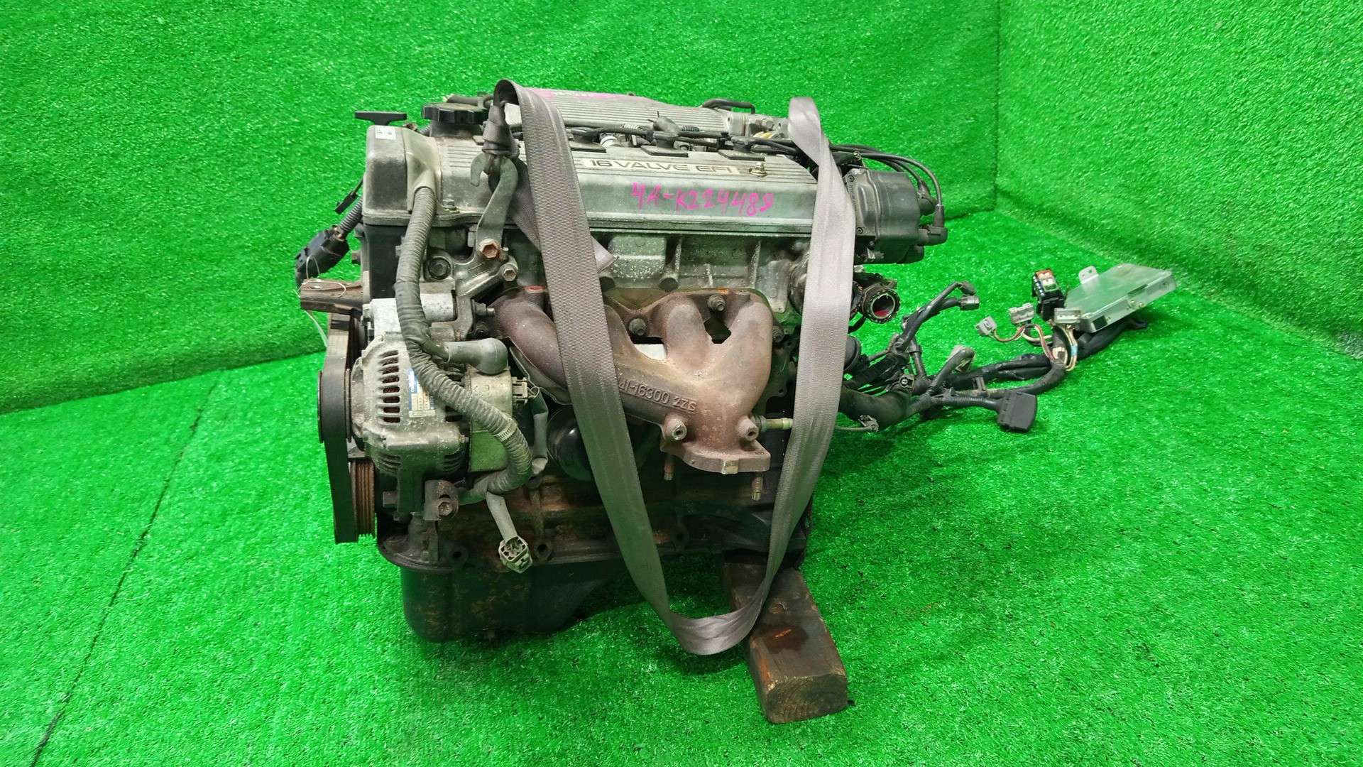 Двигатель TOYOTA SPRINTER CARIB, COROLLA, SPRINTER AE114G, AE114, AE109, AE104 4A-FE TPAM 4 ракурс