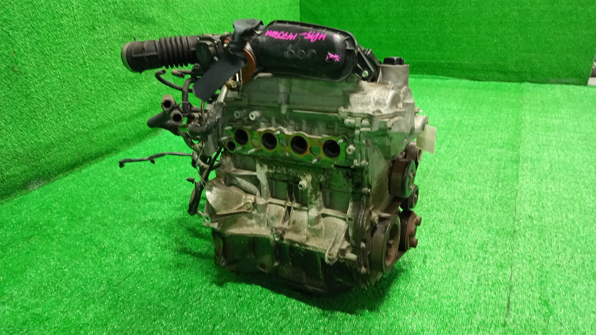 Двигатель NISSAN MARCH, CUBE, WINGROAD, NOTE, TIIDA, BLUEBIRD SYLPHY, TIIDA LATIO YK12, YGZ11, Z12, YZ11, Y12, E11, C11, G11, SC11 HR15DE 147560A 3 ракурс