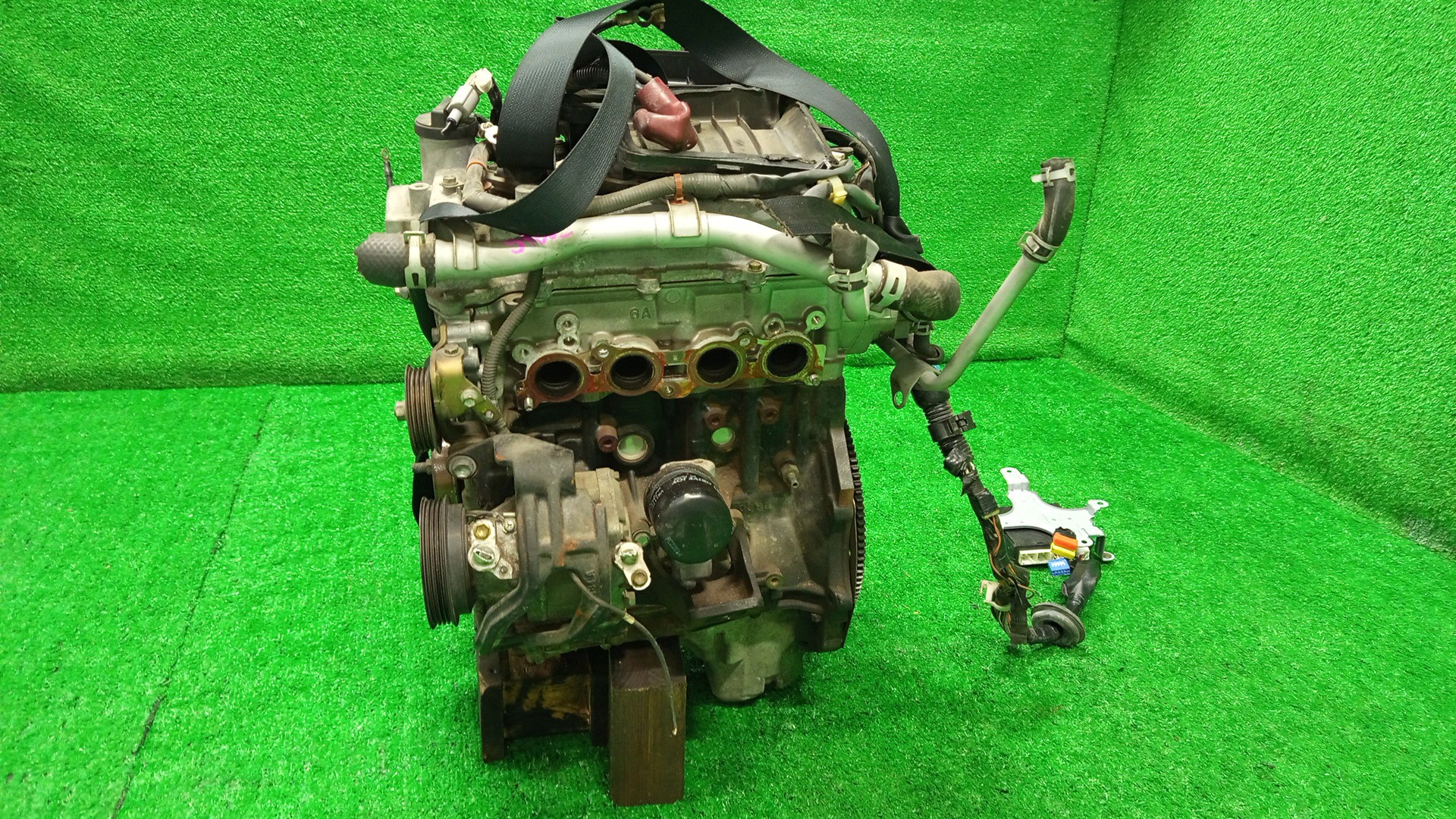 Двигатель TOYOTA TERIOS, CAMI J102G, J122G, J102E, J122E K3-VE номер сгнил 4 ракурс