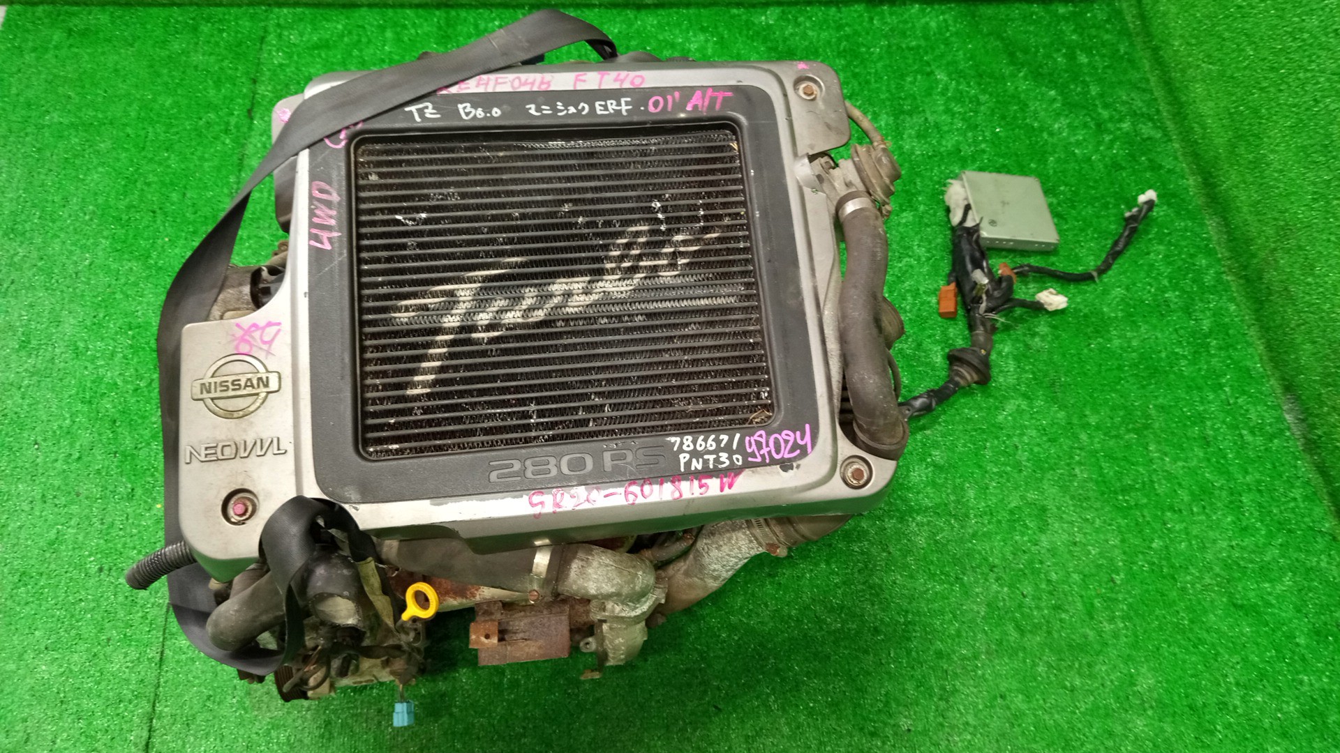 Двигатель NISSAN X-TRAIL PNT30 SR20VET 601815W 1 ракурс
