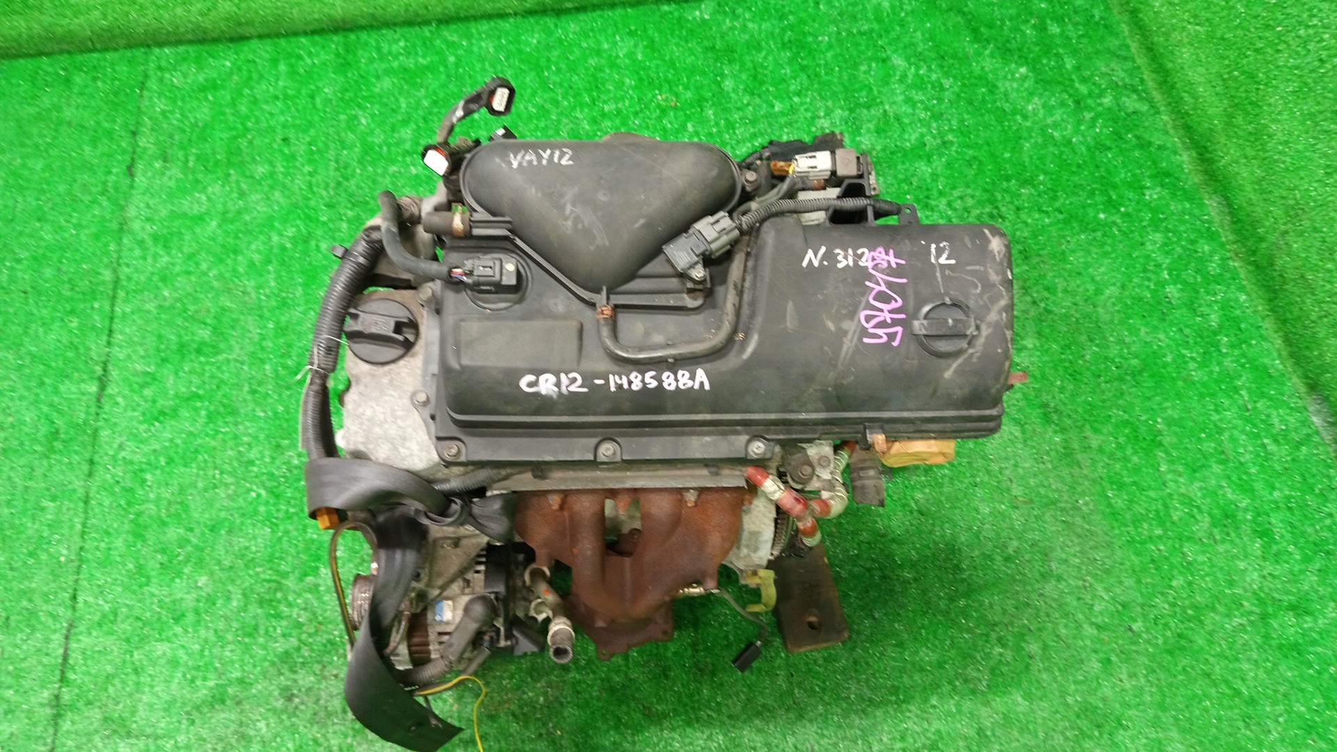 Двигатель NISSAN AD VAY12 CR12DE 148588A 1 ракурс Двигатель NISSAN AD VAY12 CR12DE 148588A 1 ракурс