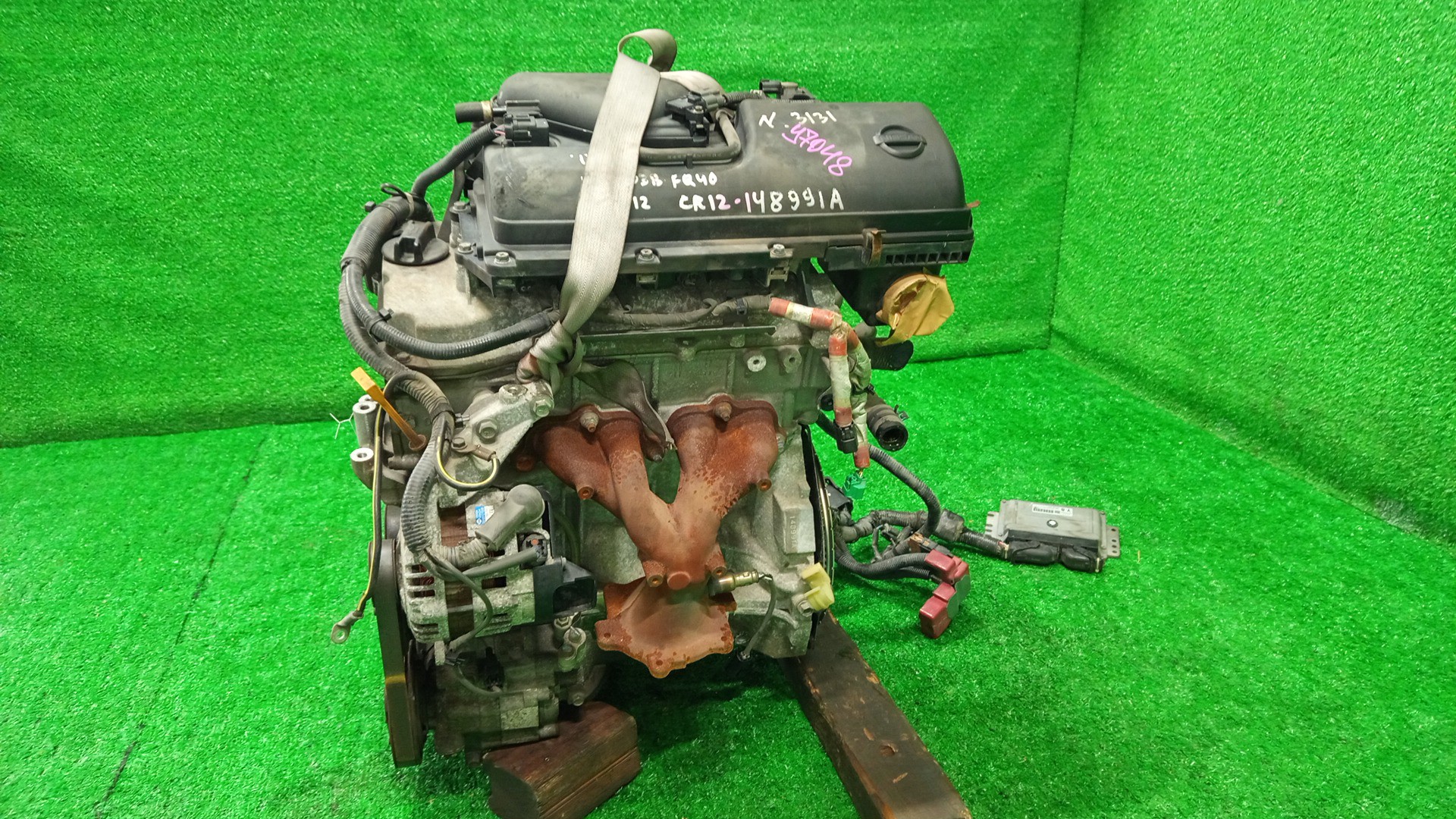 Двигатель NISSAN AD VAY12 CR12DE 148991A 4 ракурс Двигатель NISSAN AD VAY12 CR12DE 148991A 4 ракурс