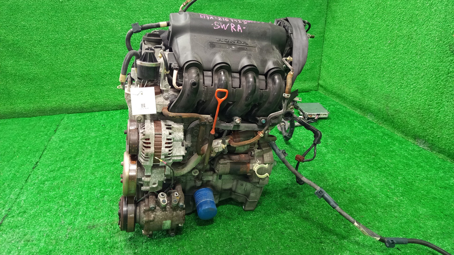 Двигатель HONDA FIT ARIA, FIT GD6, GD7, GD2, GD1 L13A I-DSI 4 ракурс