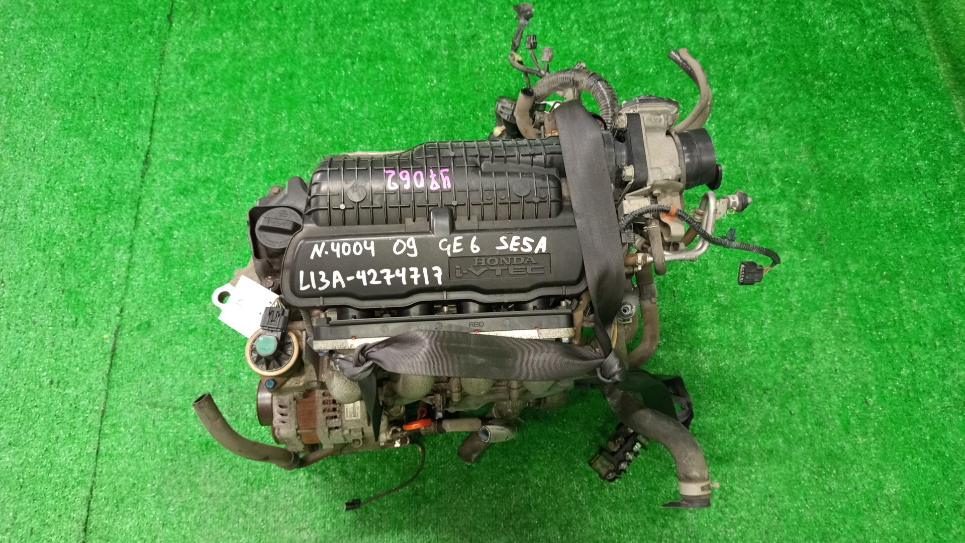 Двигатель HONDA FIT GE6 L13A 1MOD 1 ракурс