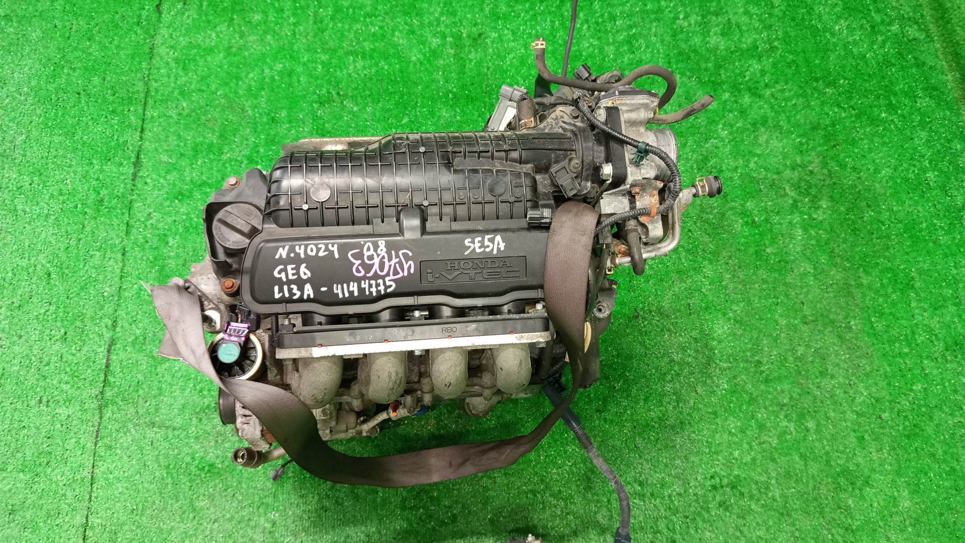 Двигатель HONDA FIT GE6 L13A 1MOD 1 ракурс