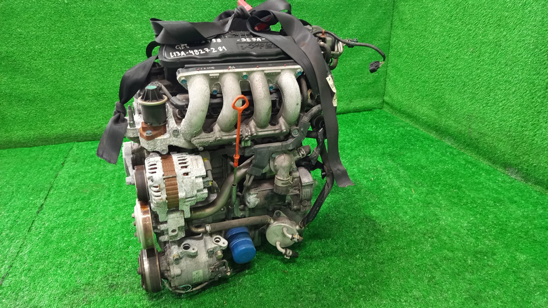 Двигатель HONDA FIT GE6 L13A 2MOD 4 ракурс