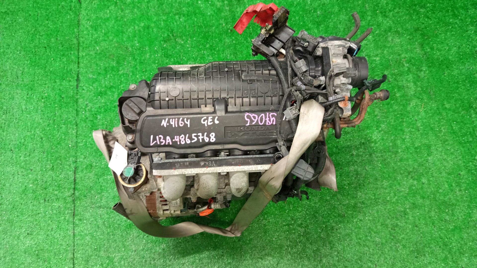 Двигатель HONDA FIT GE6 L13A 2MOD 1 ракурс
