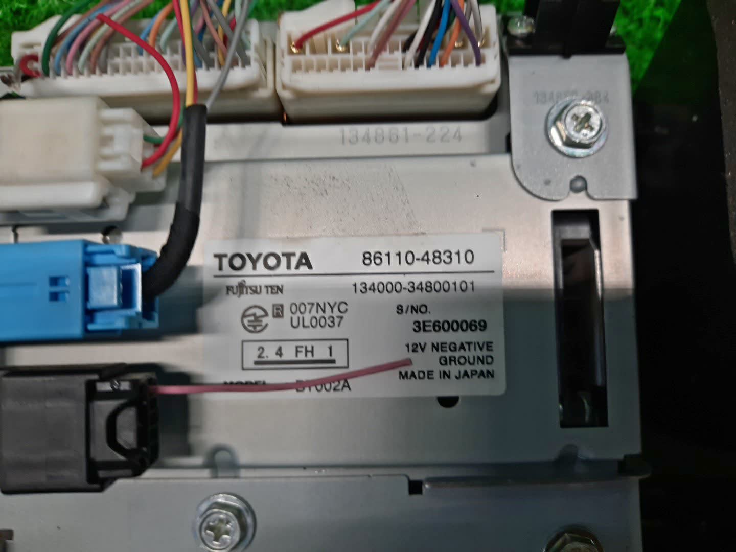 Монитор TOYOTA HARRIER GSU35W 86110-48310 3 ракурс