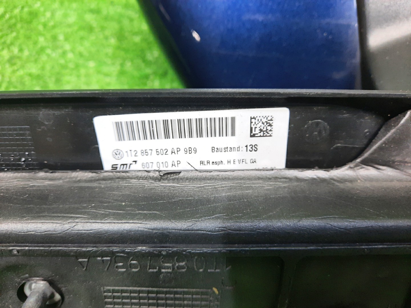 Зеркало правое переднее VOLKSWAGEN TOURAN 1T3 1T2857502 5 ракурс