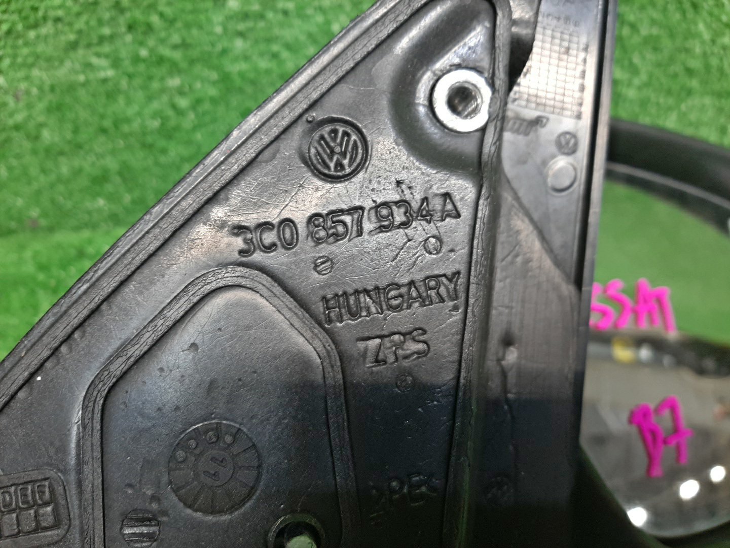 Зеркало правое переднее VOLKSWAGEN PASSAT 3CCAX, 362, 365, B7 3C0857934 4 ракурс