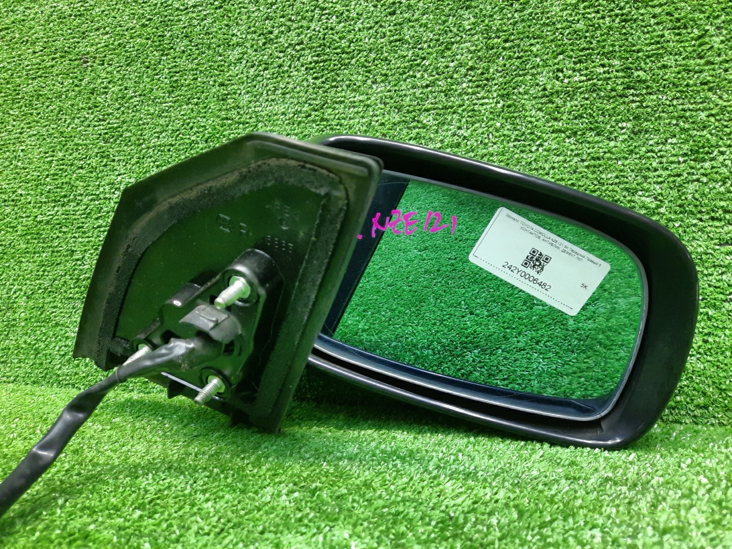 Зеркало правое переднее TOYOTA COROLLA, COROLLA FIELDER ZZE124, NZE121, NZE120, ZZE122, NZE124, CE121, NZE121G, ZZE123G, ZZE124G, ZZE122G, NZE124G , 1NZ-FE, 1ZZ-FE 5K 3 ракурс