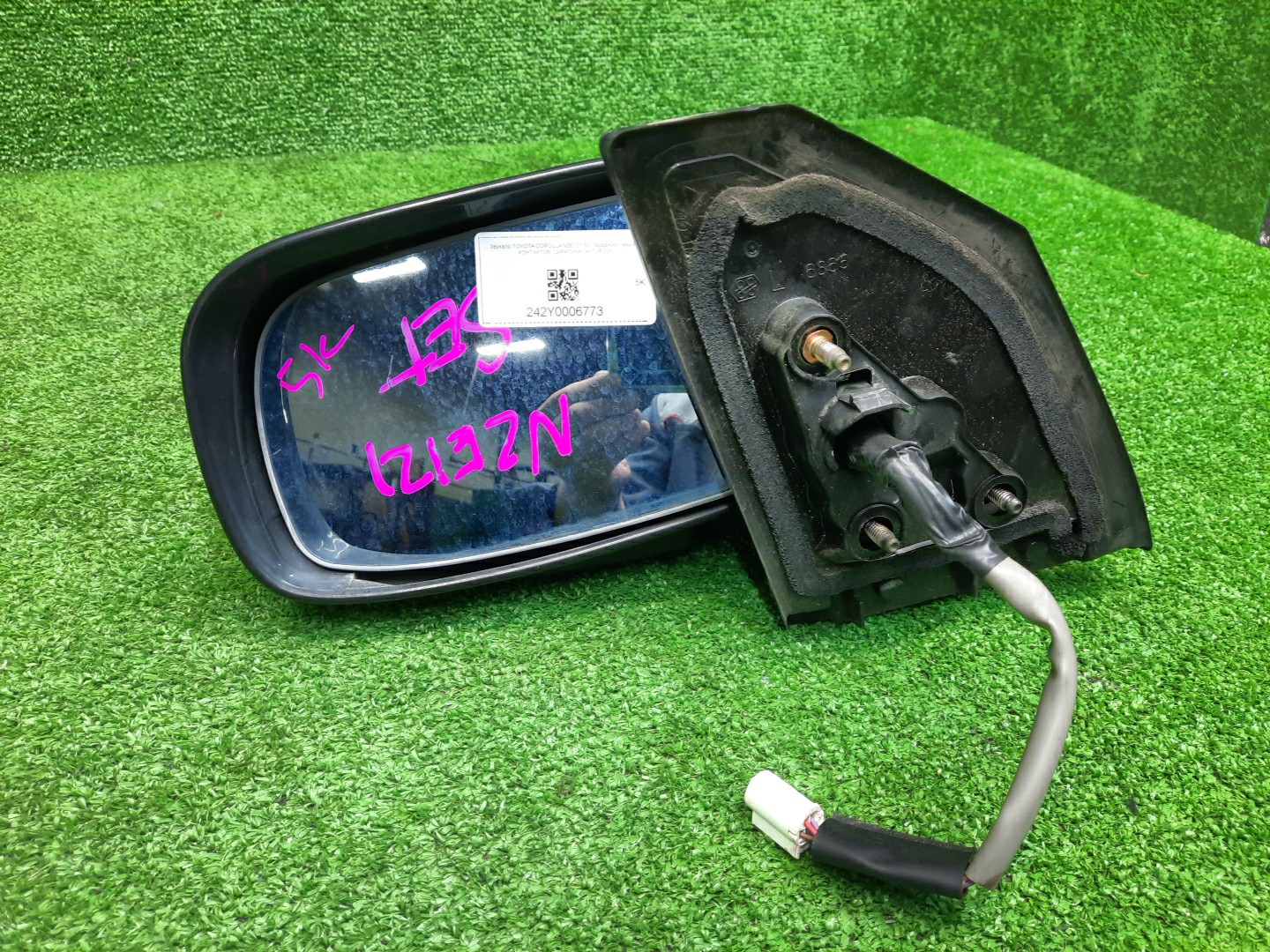 Зеркало левое переднее TOYOTA COROLLA, COROLLA FIELDER ZZE124, NZE121, NZE120, ZZE122, NZE124, CE121, NZE121G, ZZE123G, ZZE124G, ZZE122G, NZE124G , 1NZ-FE, 1ZZ-FE 5K 2 ракурс