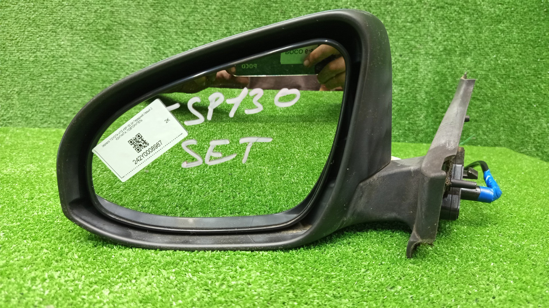 Зеркало левое переднее TOYOTA VITZ, YARIS KSP130, NSP130, NSP135, NCP131 2K 3 ракурс