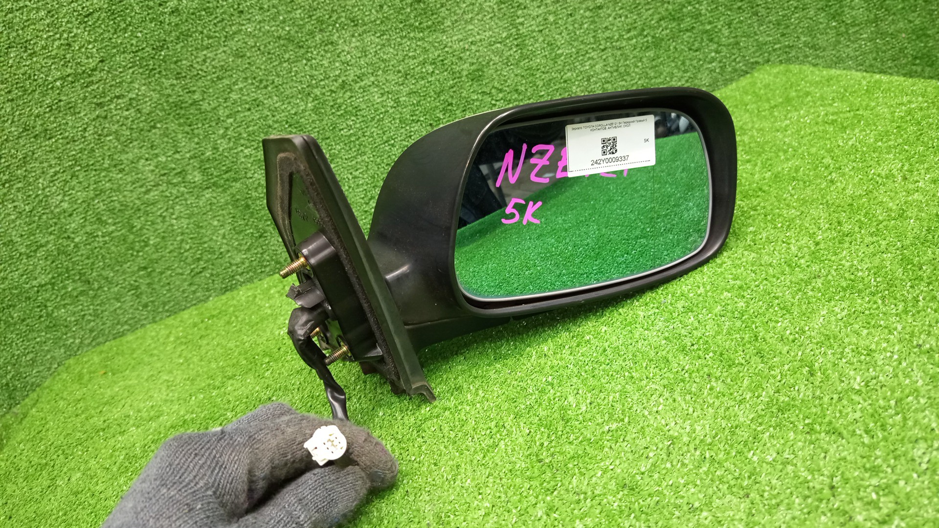 Зеркало правое переднее TOYOTA COROLLA, COROLLA FIELDER ZZE124, NZE121, NZE120, ZZE122, NZE124, CE121, NZE121G, ZZE123G, ZZE124G, ZZE122G, NZE124G , 1NZ-FE, 1ZZ-FE 5K 4 ракурс