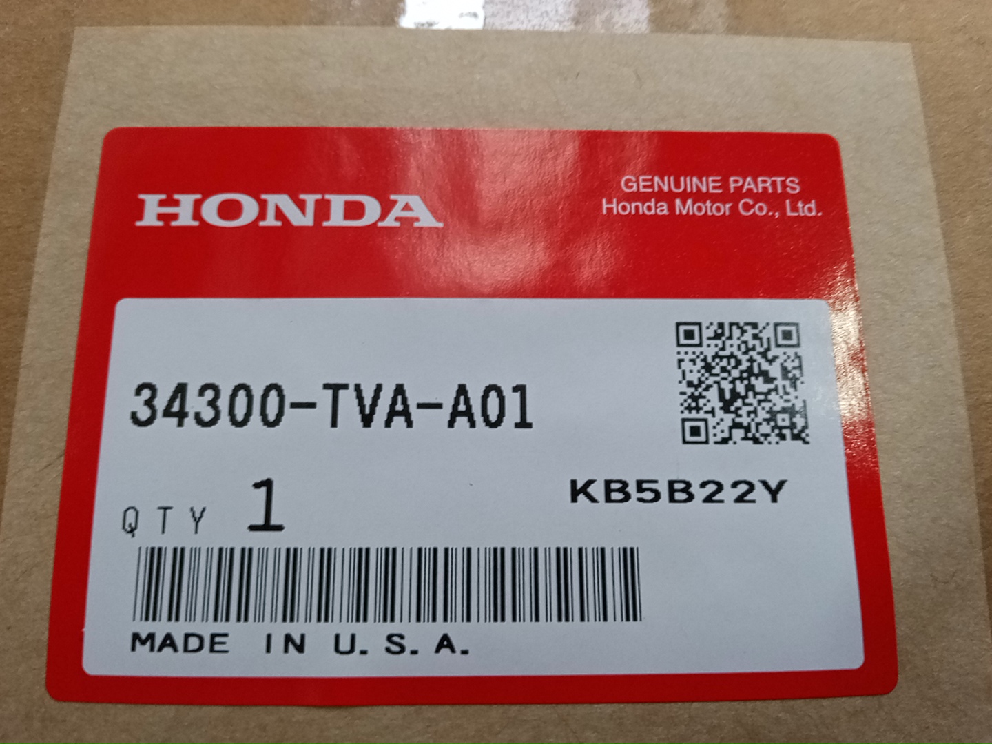 Повторитель поворота правый передний HONDA CIVIC FL1 34300-TVA-A01 5 ракурс