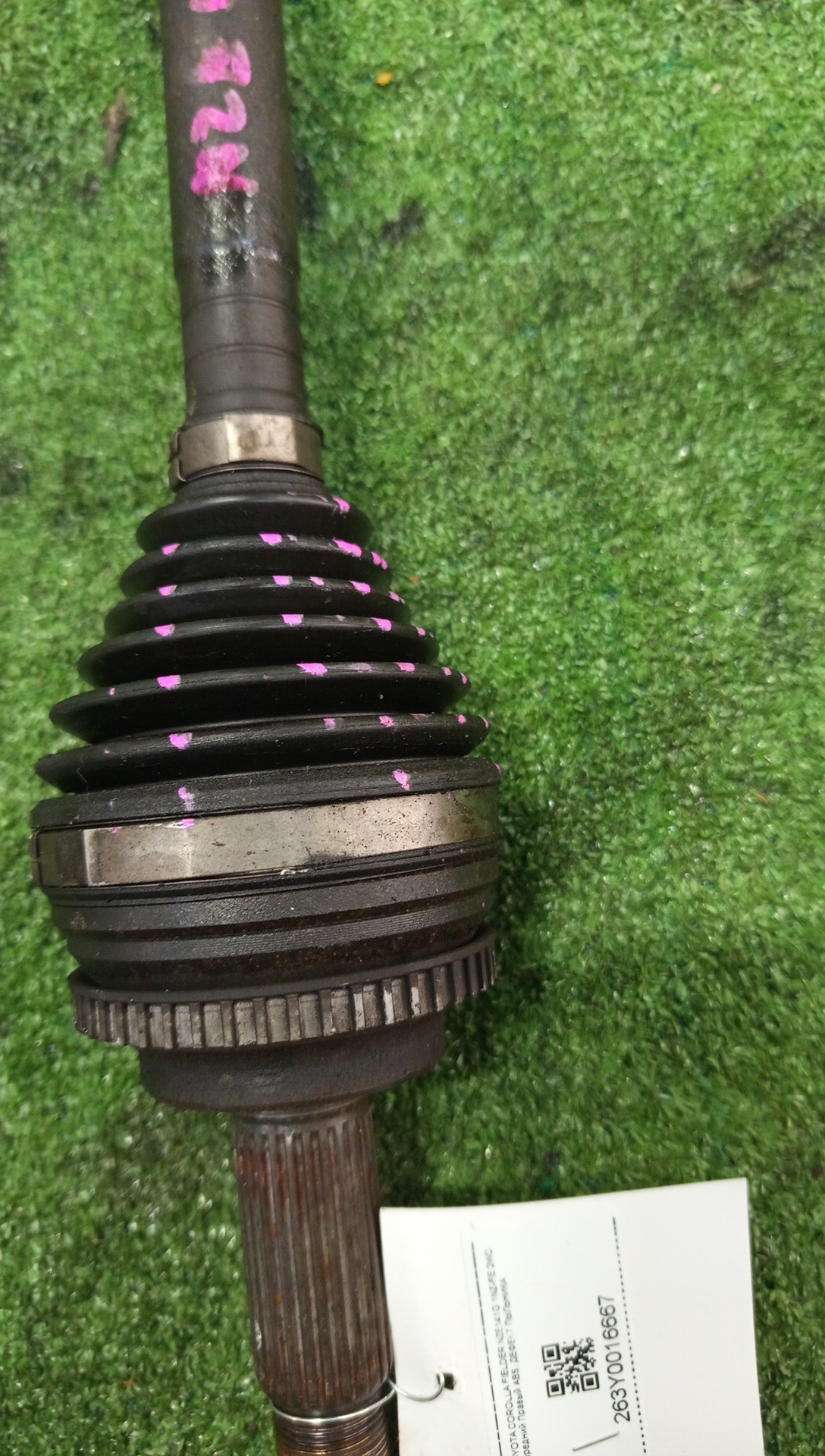 Привод правый передний TOYOTA COROLLA, PREMIO, COROLLA SPACIO, ALLION, COROLLA FIELDER, ALLEX, COROLLA RUNX, WILL VS, COROLLA  AXIO NZE121, NZE120, NZE141, NZT240, NZT260, NZE121N, NZE121G, NZE141G, NZE127 1NZ-FE, 2NZ-FE 4 ракурс