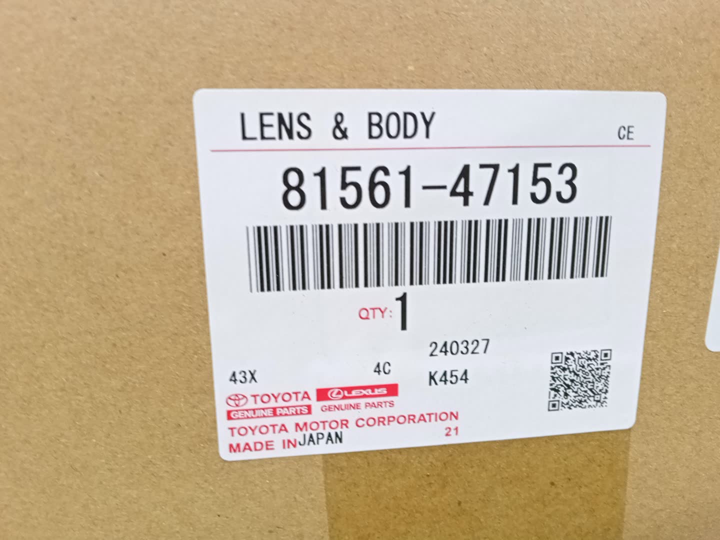 Стоп-сигнал левый задний TOYOTA PRIUS ZVW50, ZVW51, ZVW55 81561-47153 4 ракурс