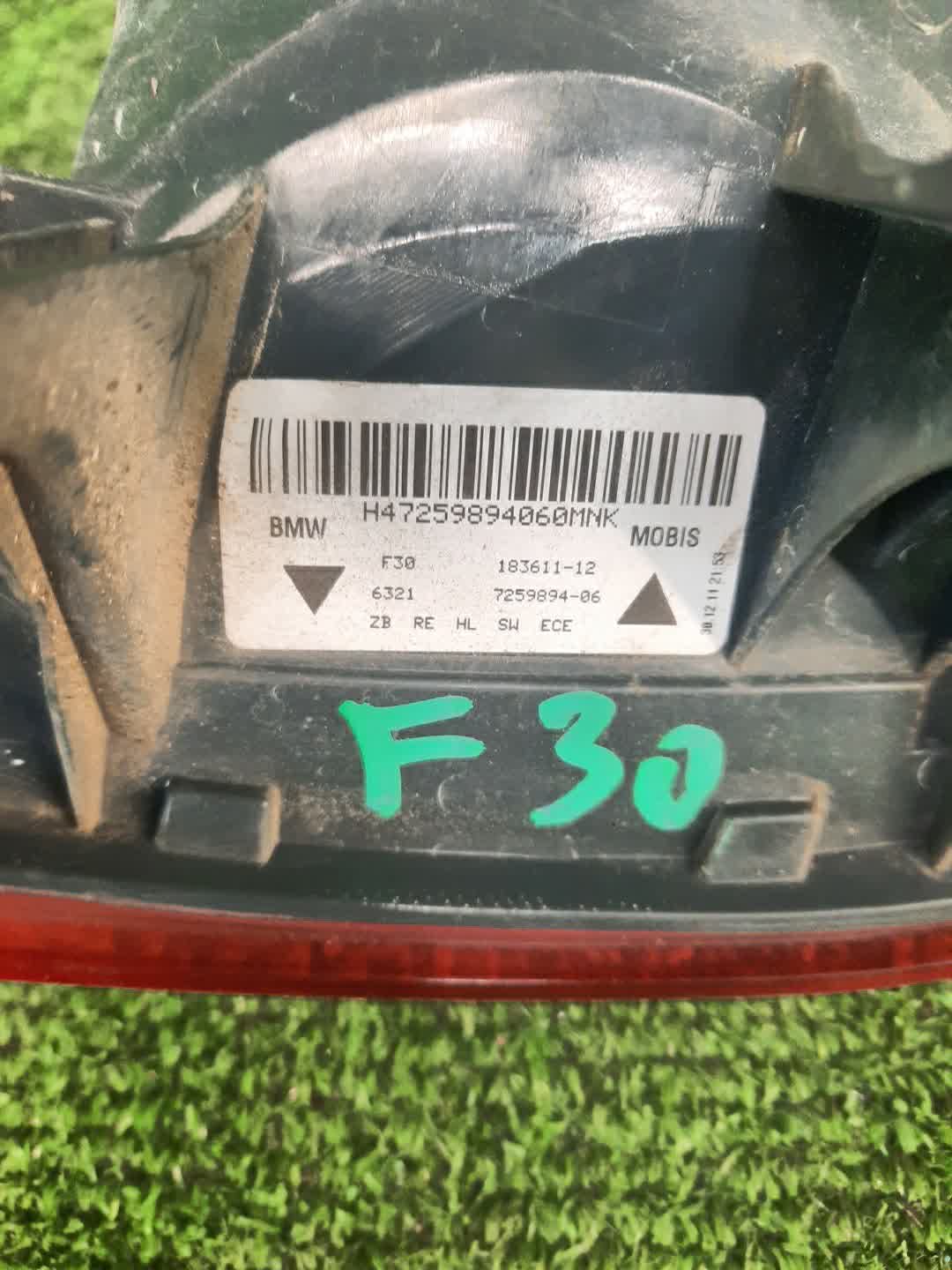 Стоп-сигнал правый задний BMW 320d, 335i, 318d, 330d, 335d, 316d, 3-Series, 328i, 320i, 316i F30 3 ракурс
