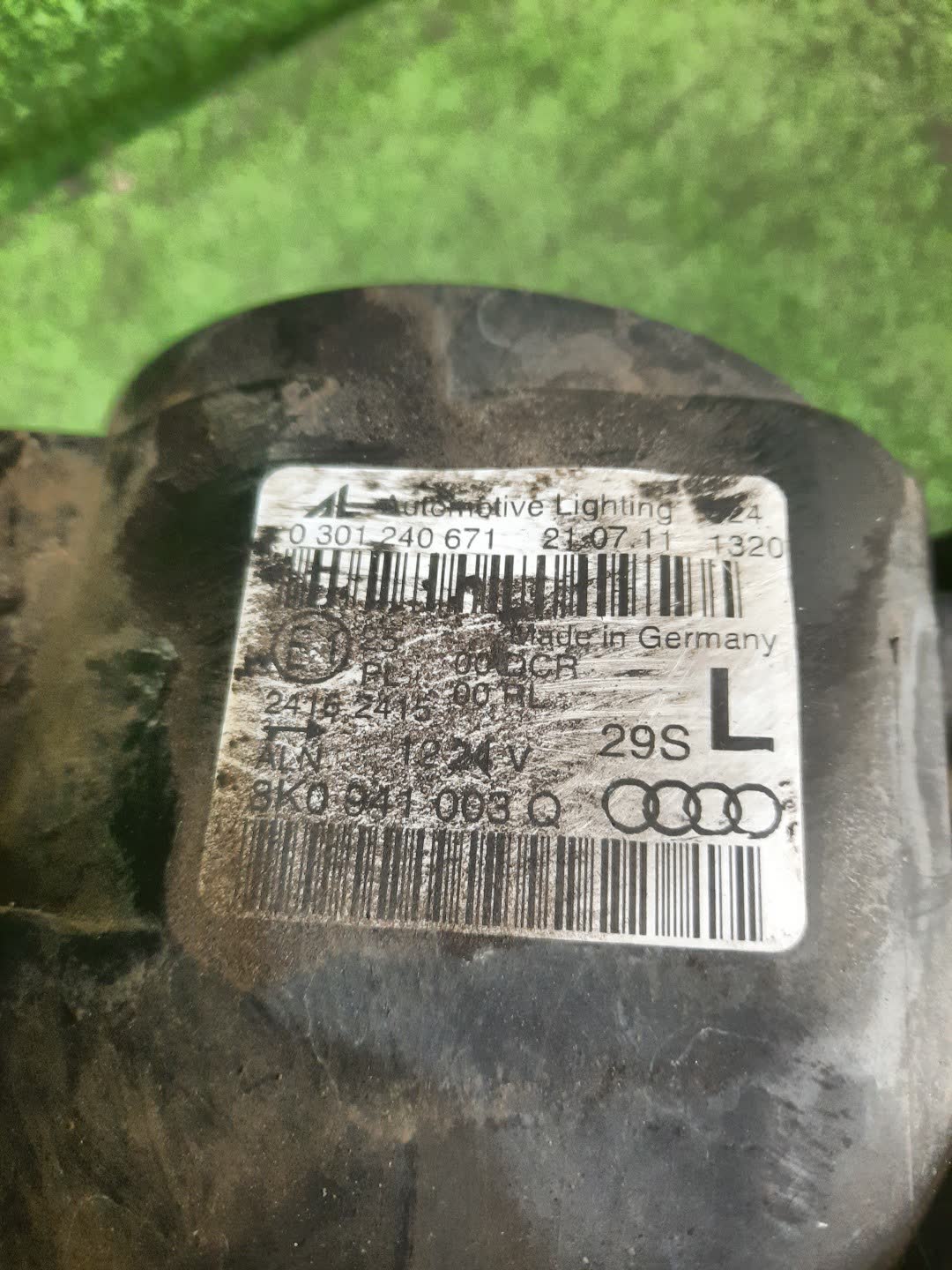 Фара левая передняя AUDI A4 8K2, B8, 8K5 8K0941003Q 3 ракурс