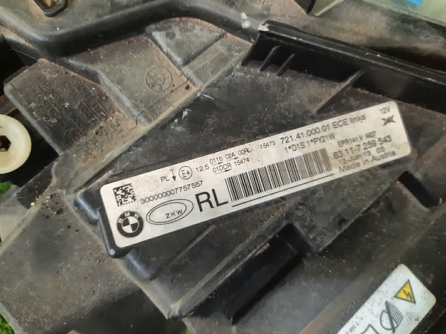 Фара левая передняя BMW 320d, 335i, 318d, 325d, 330d, 335d, 316d, 3-Series, 328i, 320i, 316i F30, F31 4 ракурс