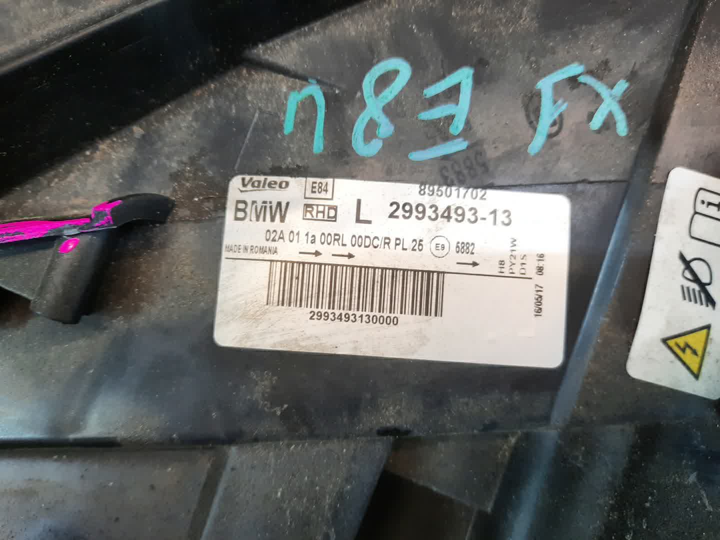 Фара левая передняя BMW X1 E84 4 ракурс