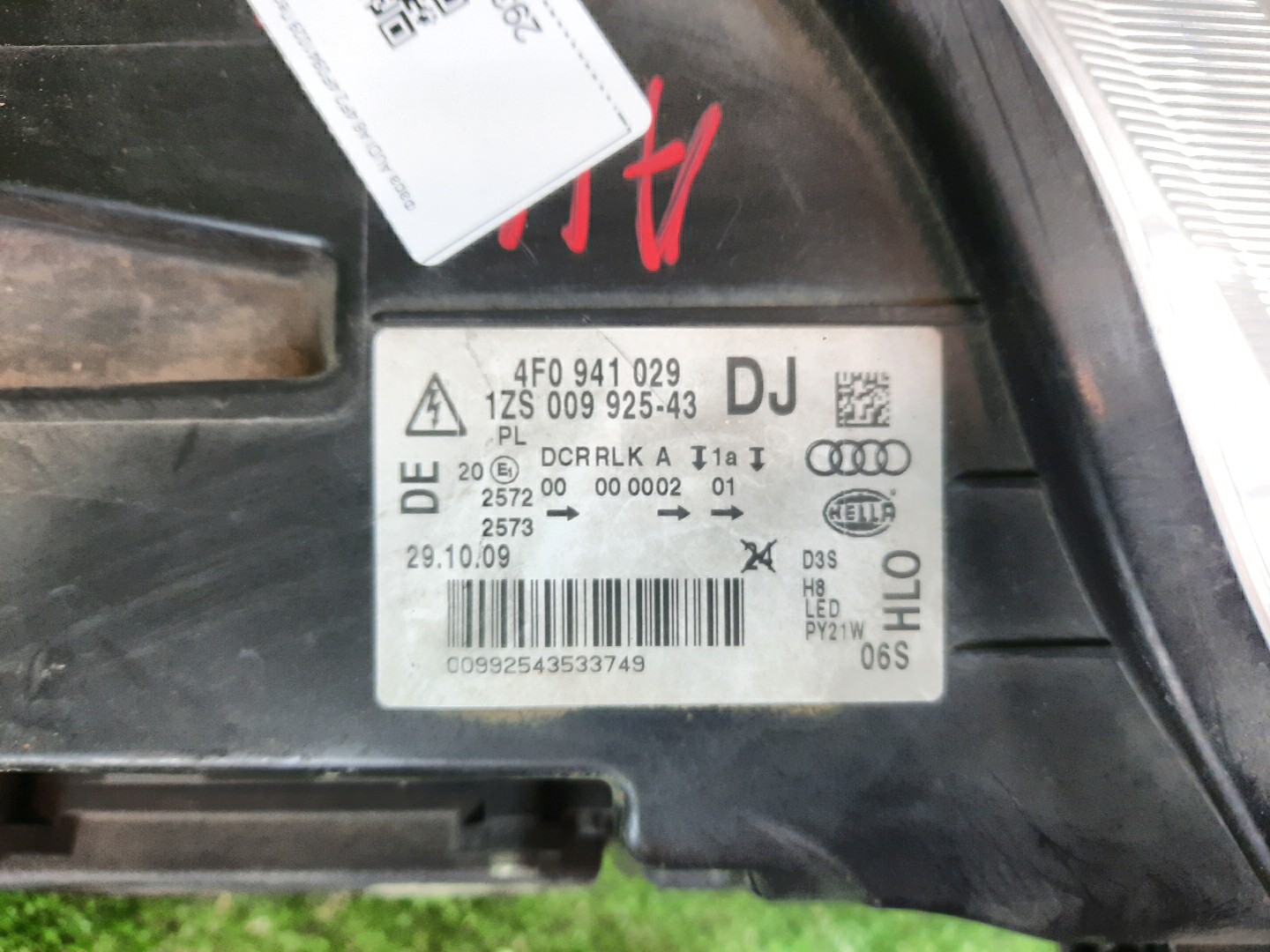 Фара левая передняя AUDI A6 C6, 4F5, 4F2 2 ракурс