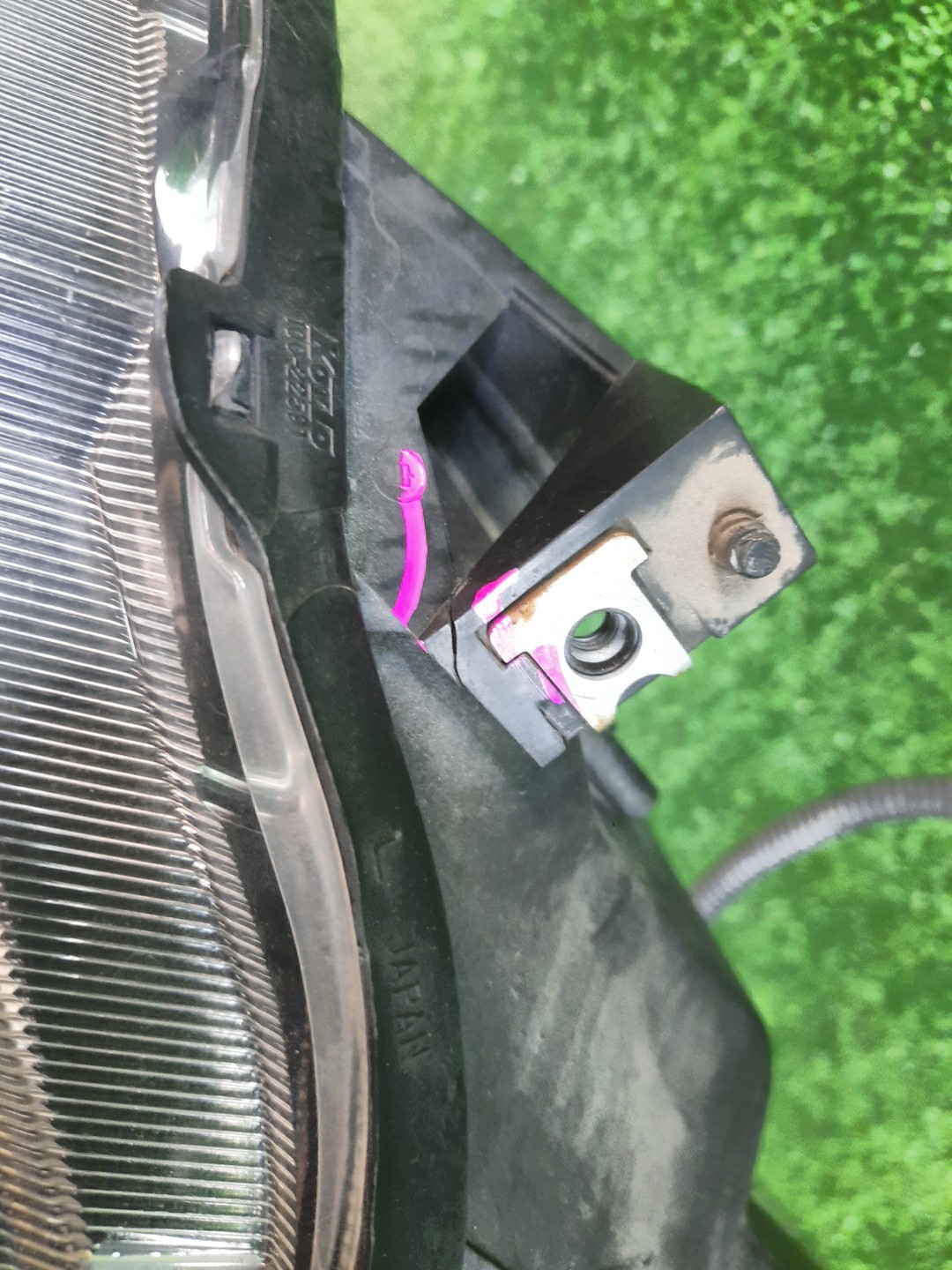 Фара левая передняя HONDA AIRWAVE GJ1, GJ2 3 ракурс Фара левая передняя HONDA AIRWAVE GJ1, GJ2 3 ракурс