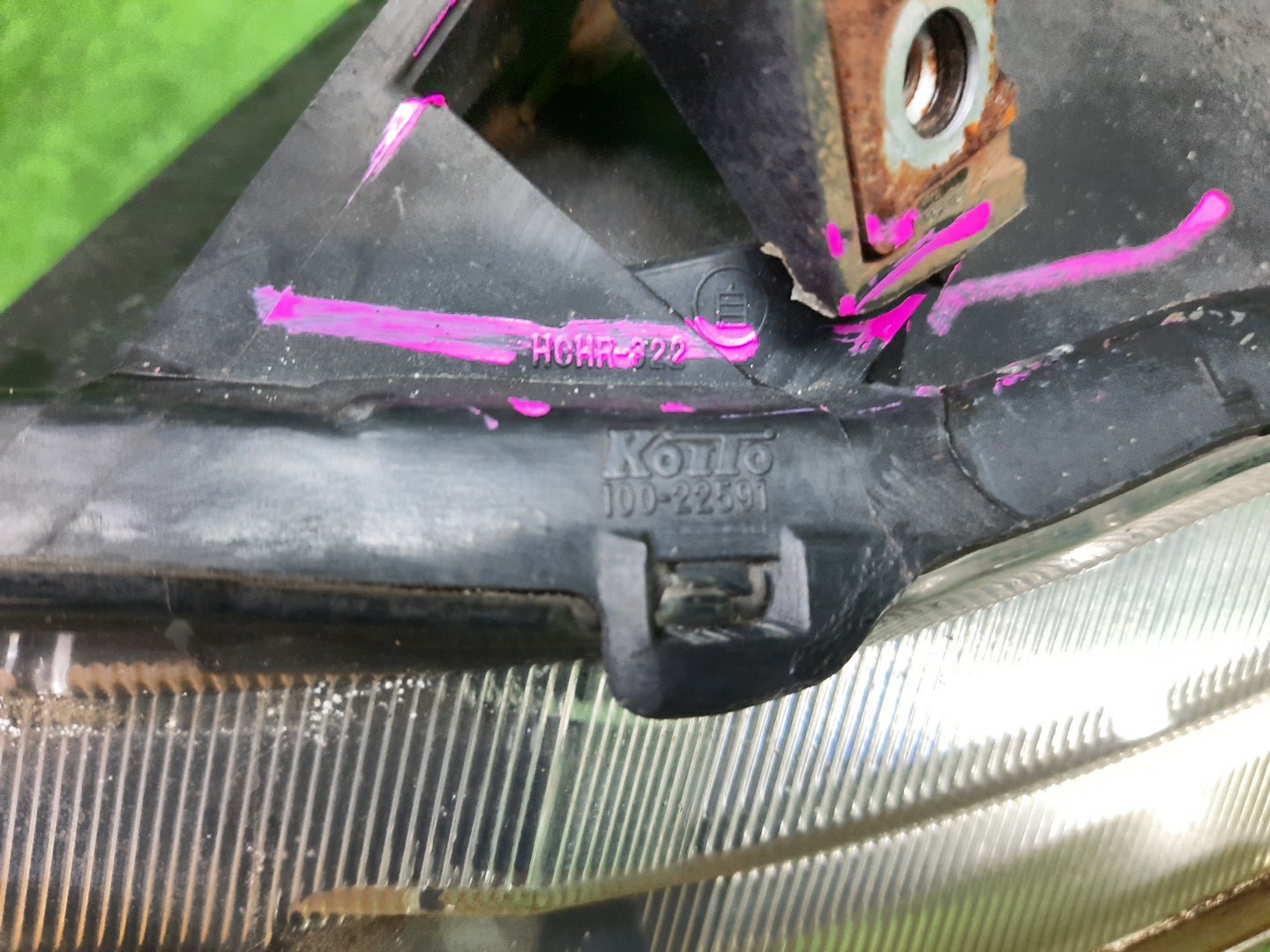 Фара левая передняя HONDA AIRWAVE GJ1, GJ2 4 ракурс
