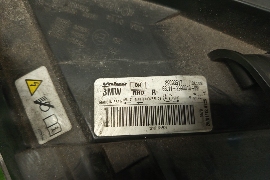 Фара правая передняя BMW X1 E84 5 ракурс