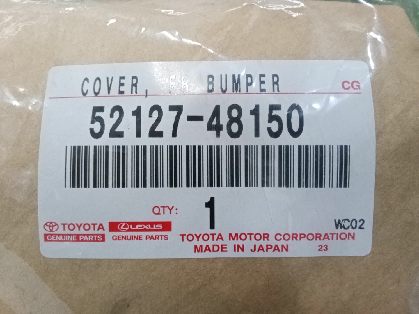 Заглушка бампера правая передняя LEXUS RX450H GYL25W 52127-48150 4 ракурс