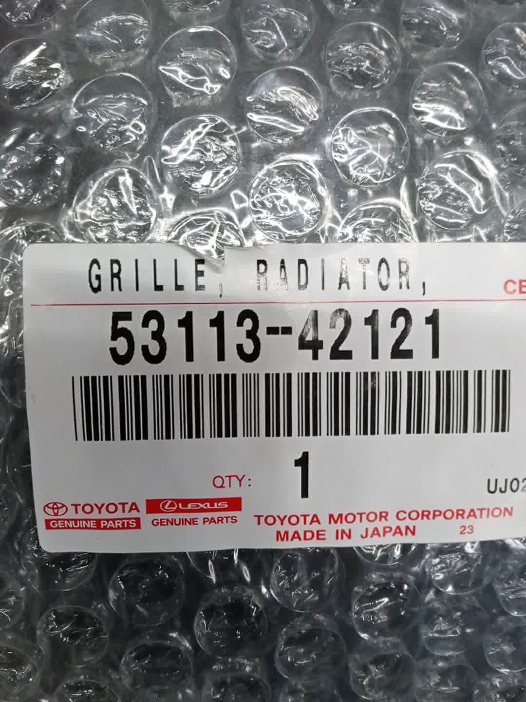 Решетка бамперная TOYOTA RAV4 AXAH54 53113-42121 1 ракурс
